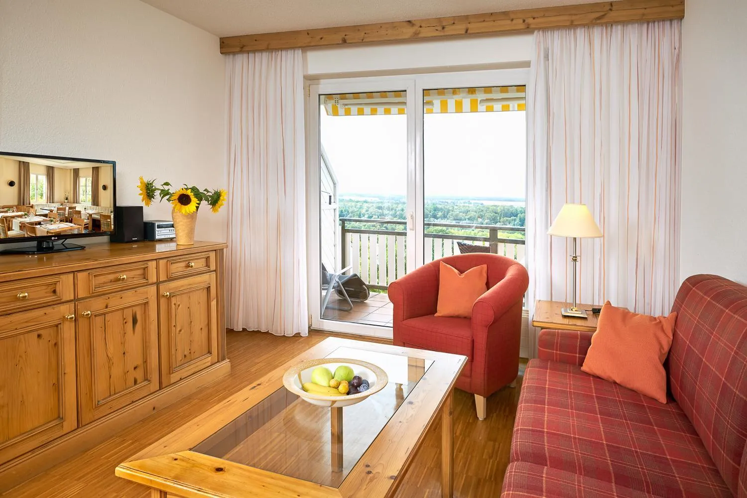 Living room in Ferienhaus Rheintalblick