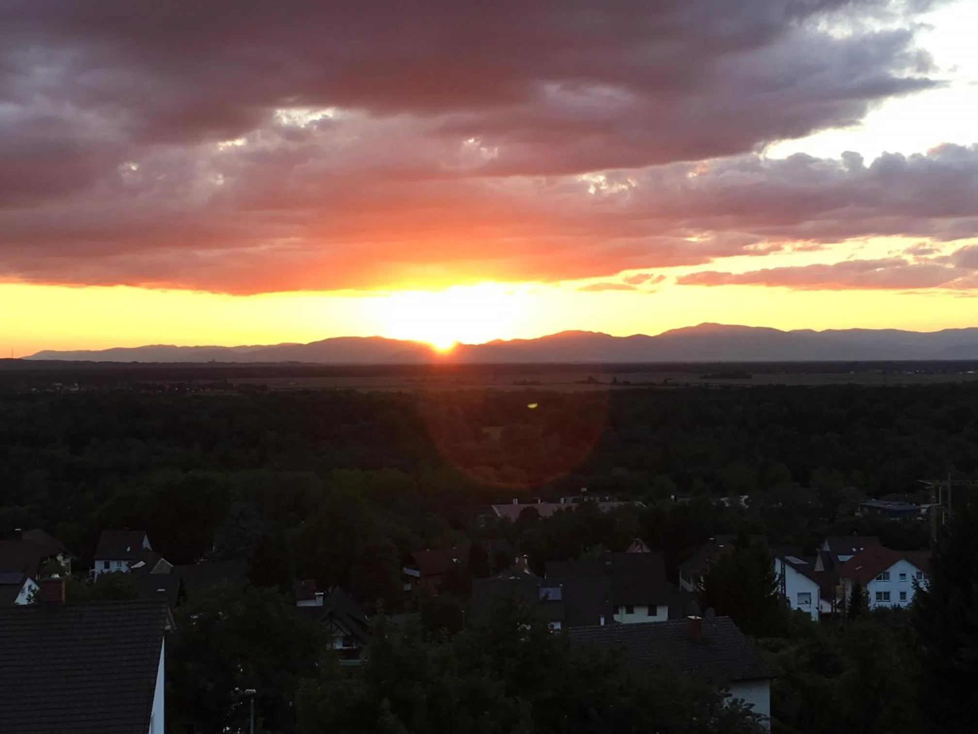 Mountain view in Ferienhaus Rheintalblick