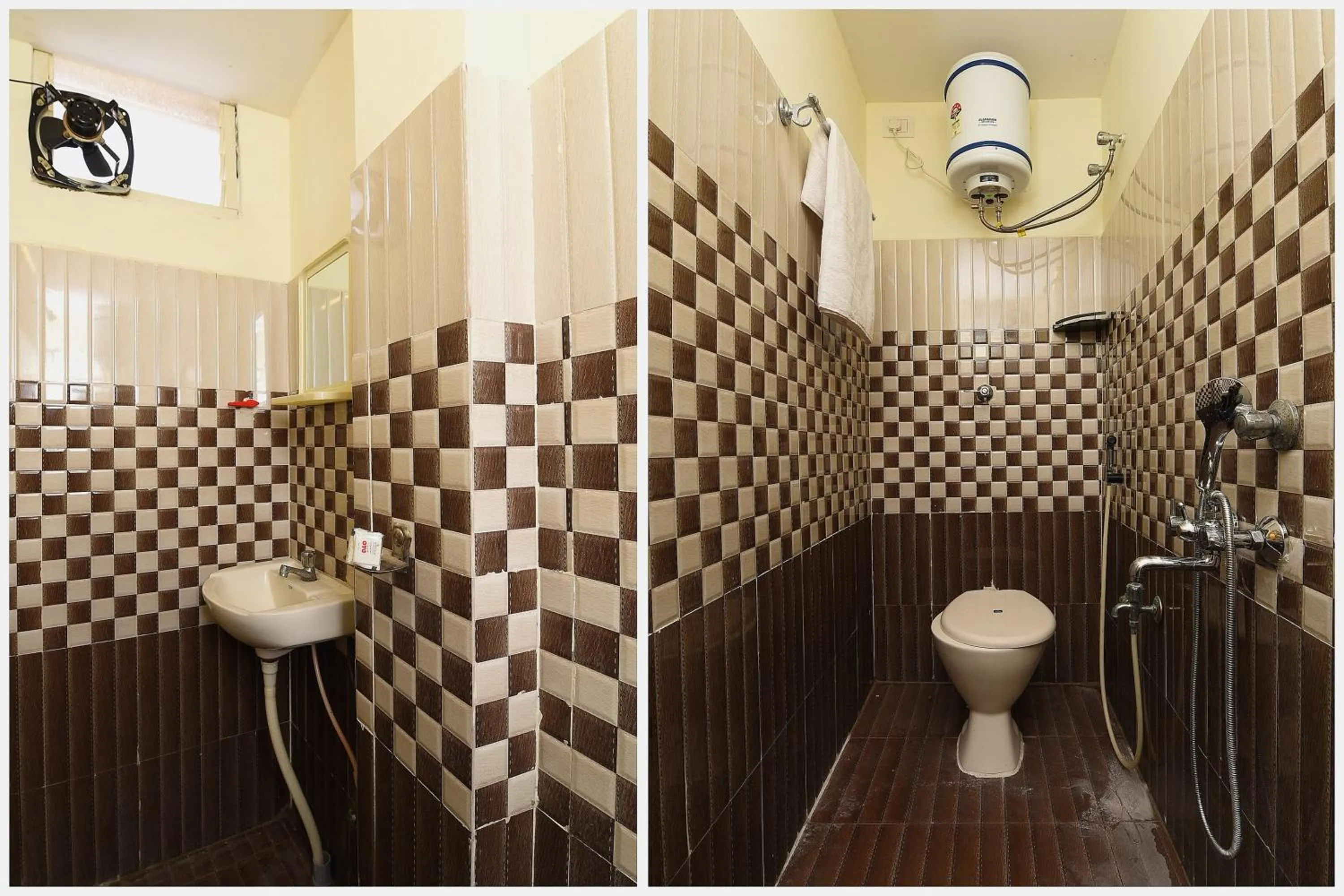 Bathroom in Hotel O Andhra Pradesh Hotels Association