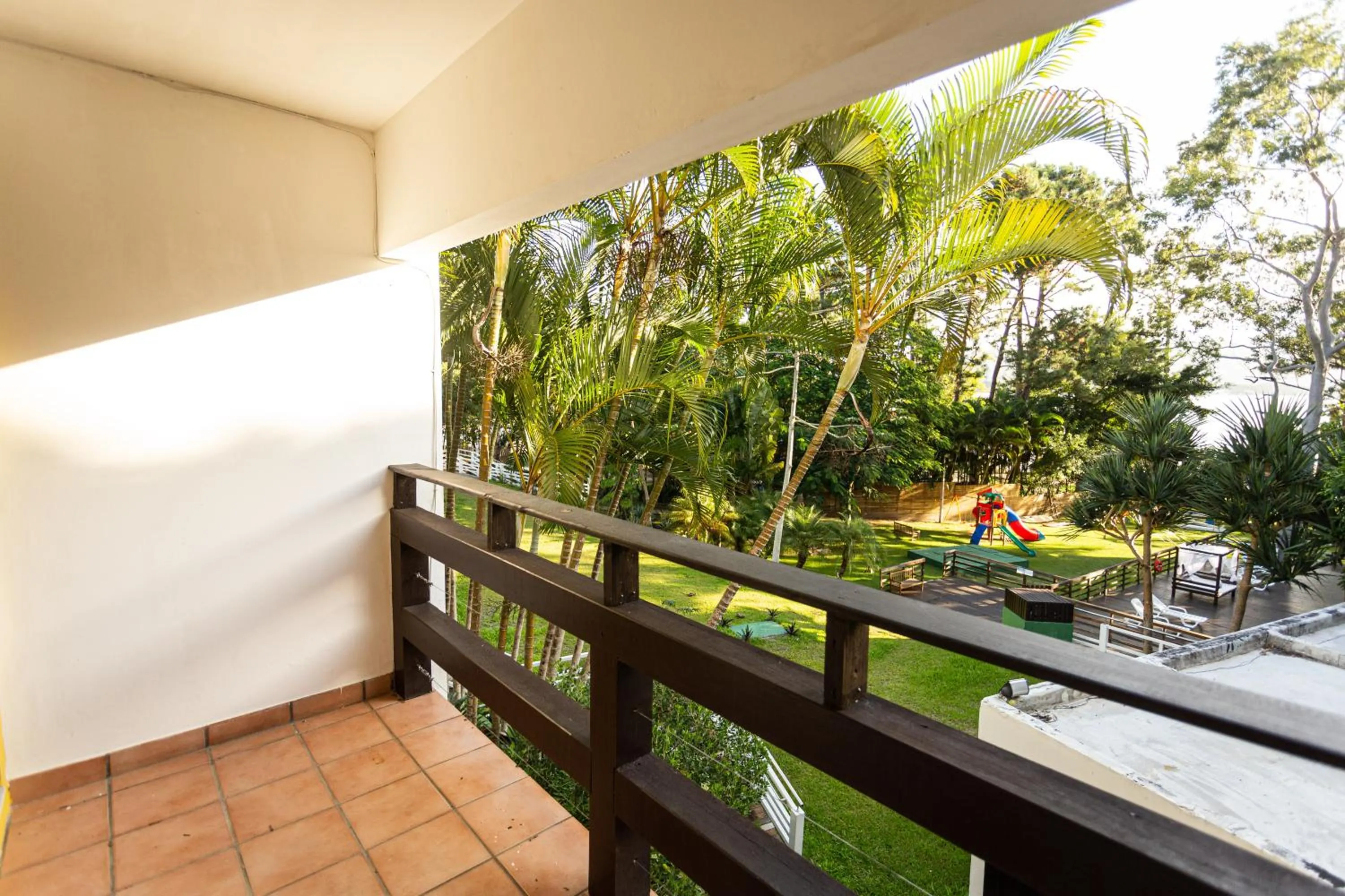 Garden view in Pousada Cabanas da Praia Mole