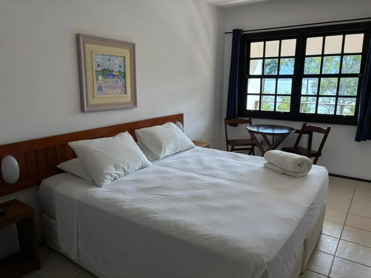 Property building, Bed in Pousada Cabanas da Praia Mole