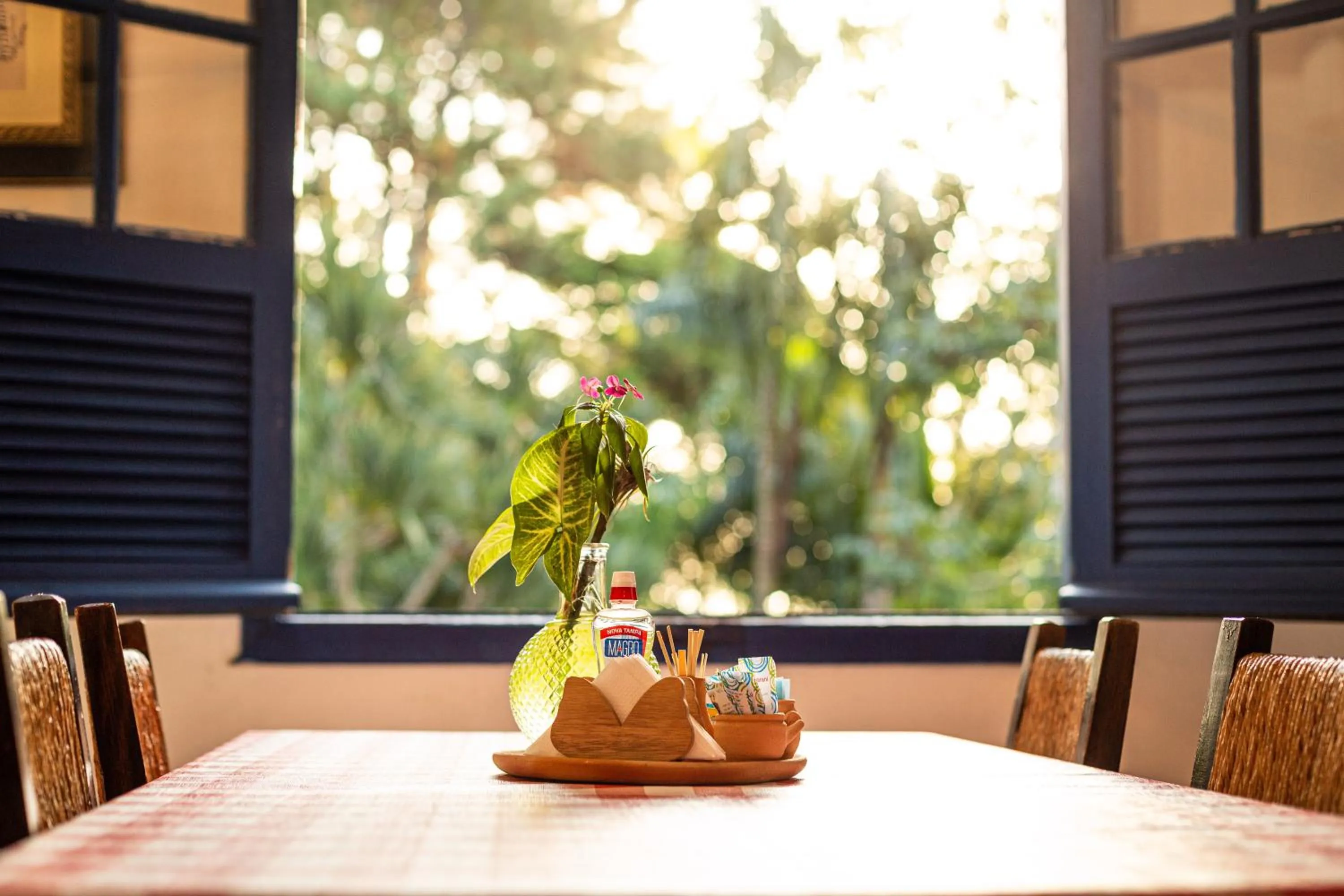 Food and drinks in Pousada Cabanas da Praia Mole