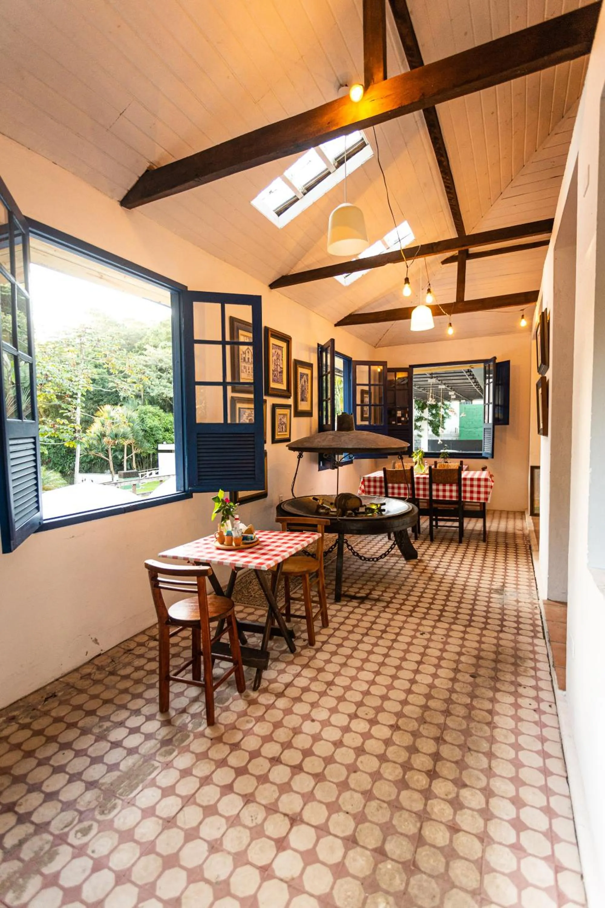 Dining area in Pousada Cabanas da Praia Mole