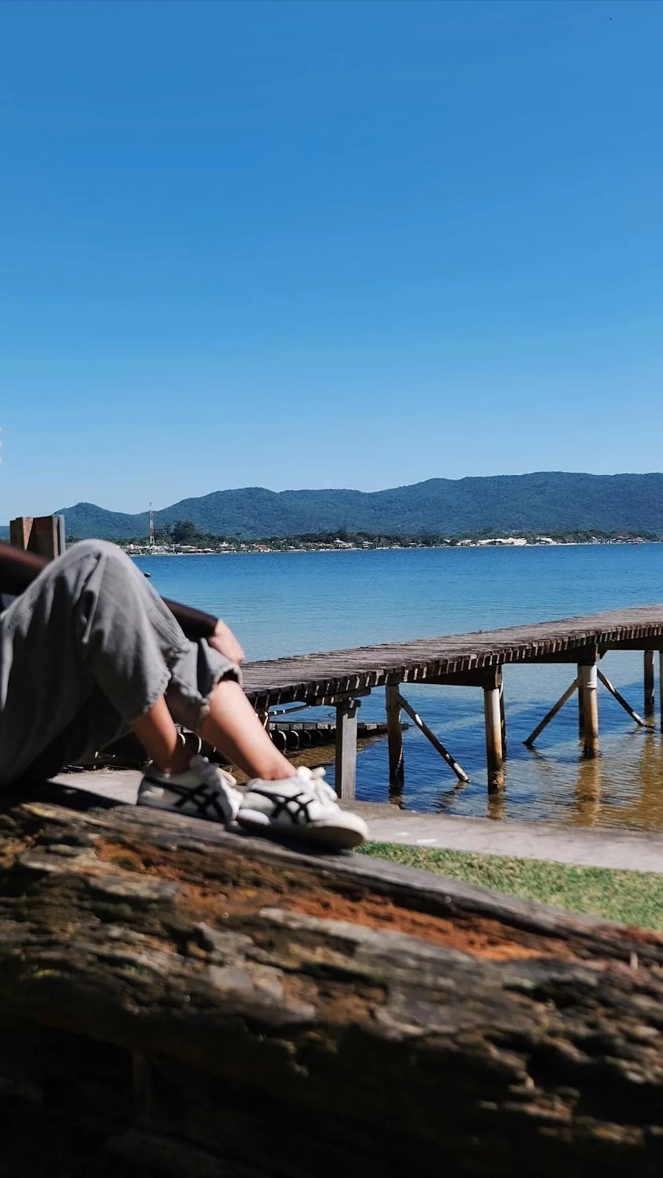 Lake view in Pousada Cabanas da Praia Mole