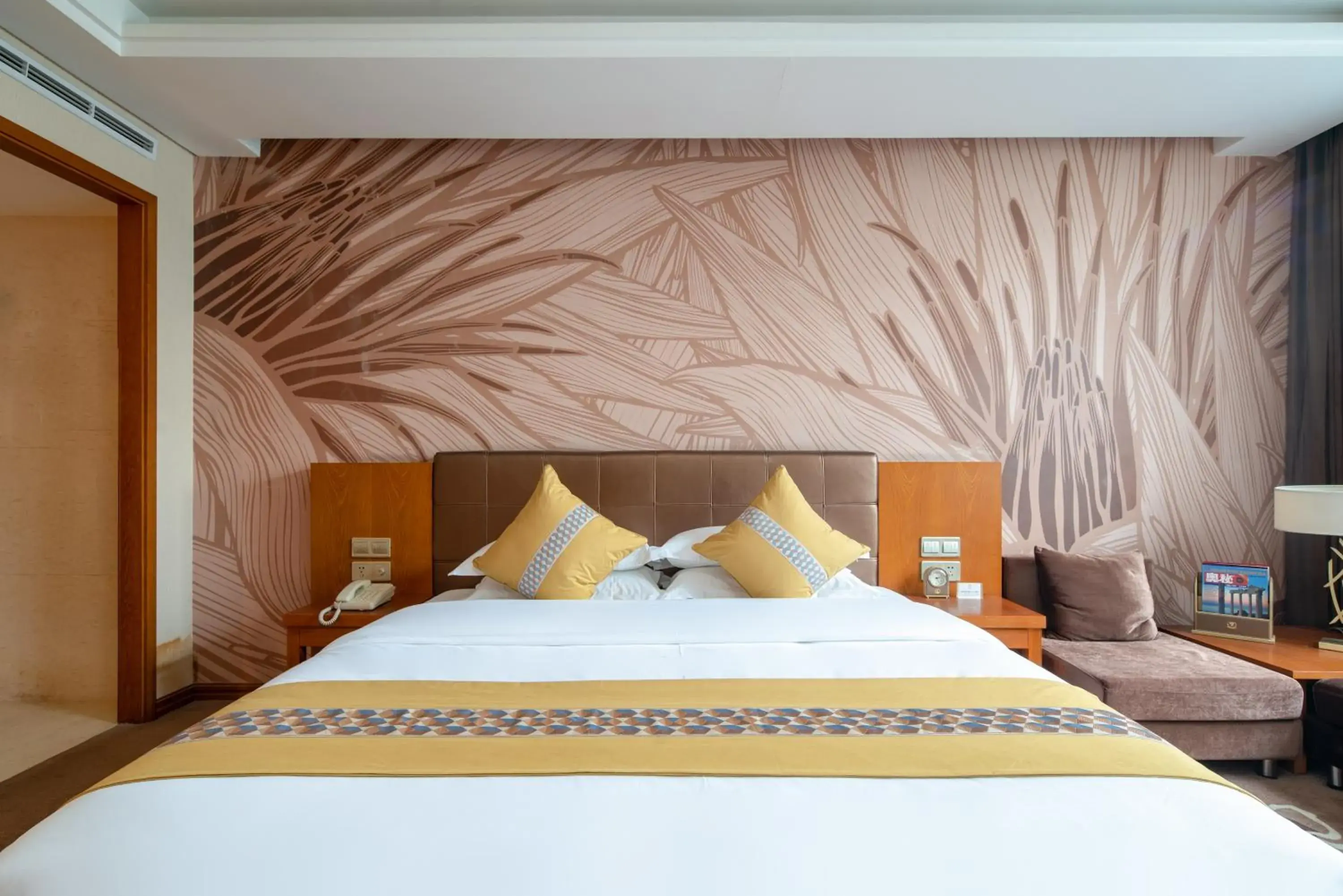 Bed in Yun'an Huidu Hotel Bed in Yun'an Huidu Hotel