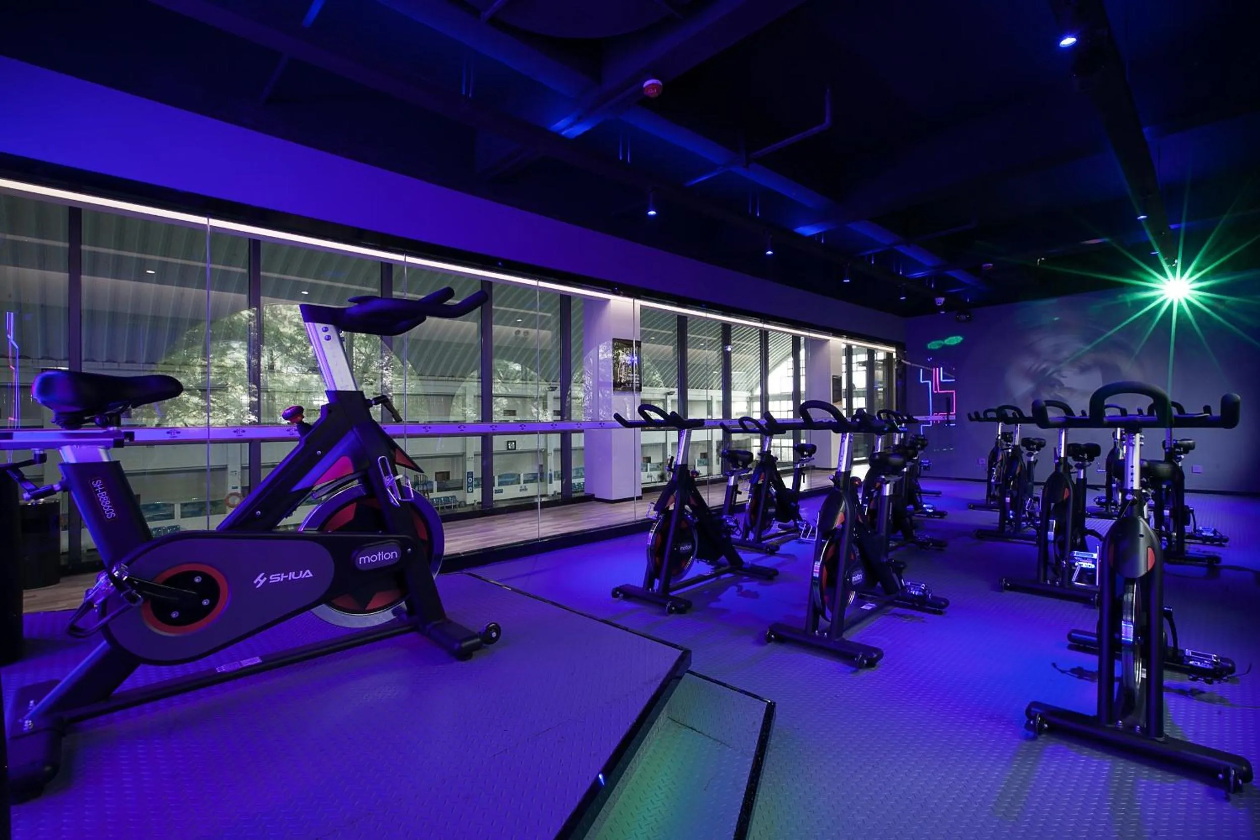 Fitness centre/facilities in Yun'an Huidu Hotel
