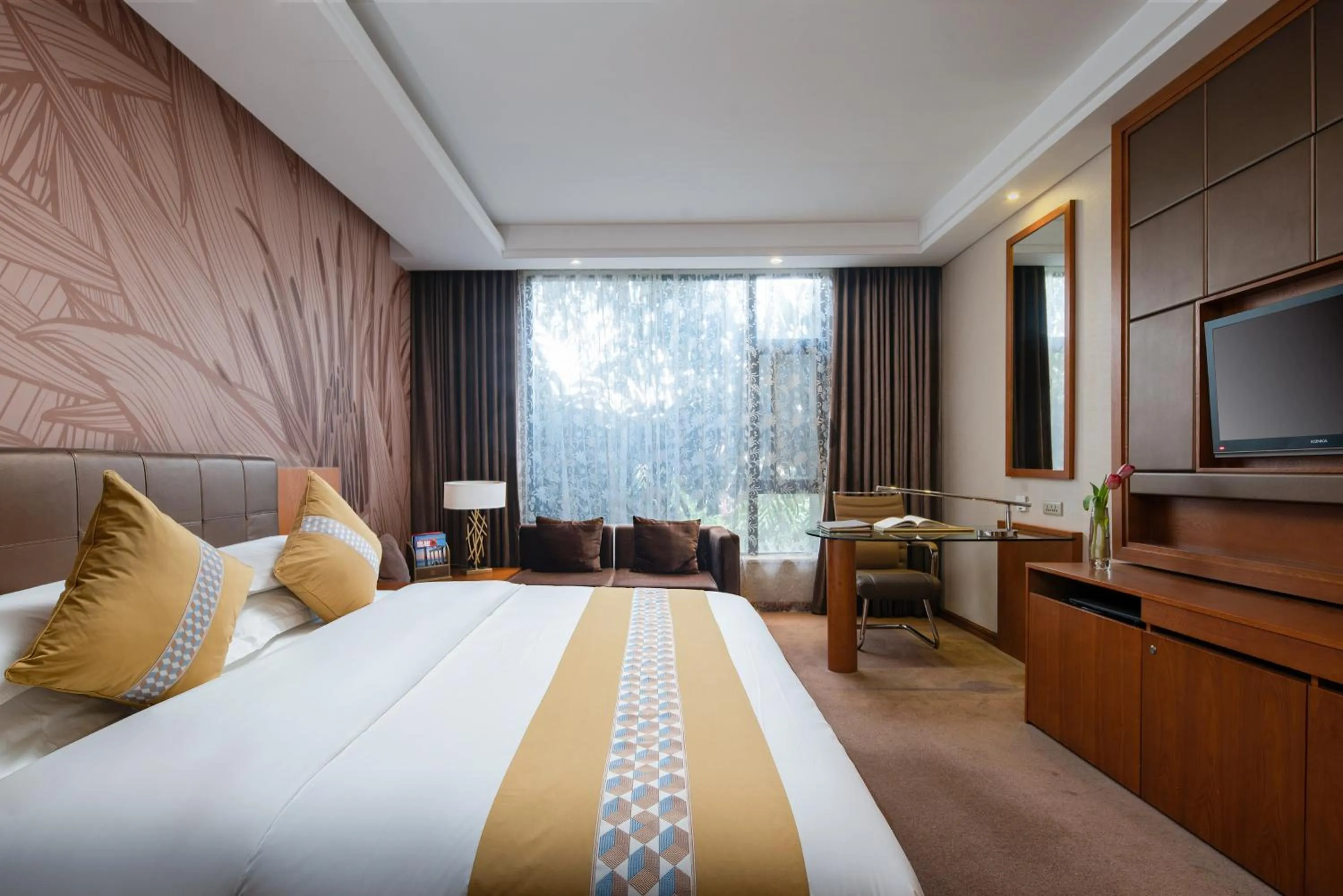 Bed in Yun'an Huidu Hotel