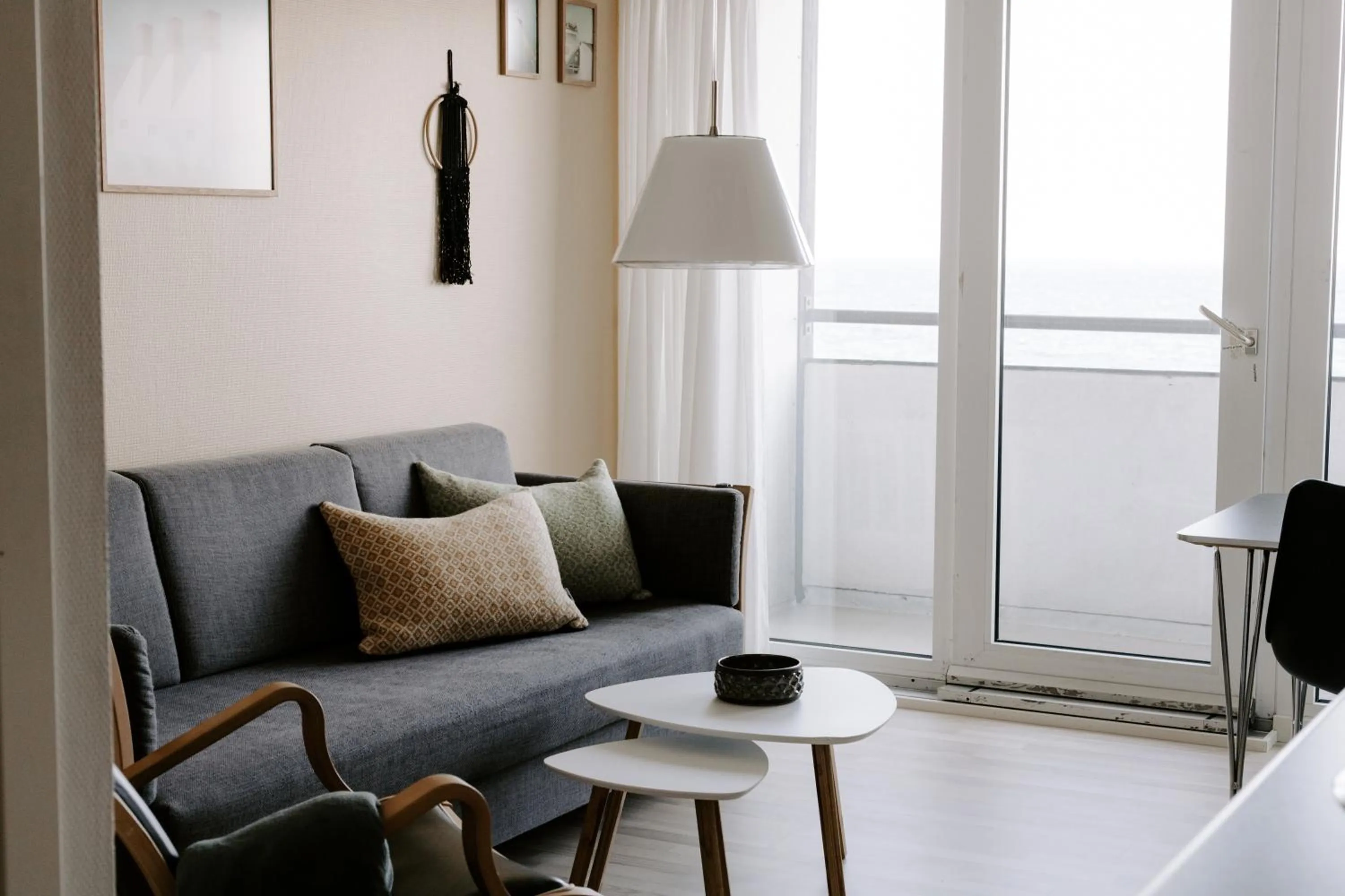 Seating area in Hotel Sandvig Havn