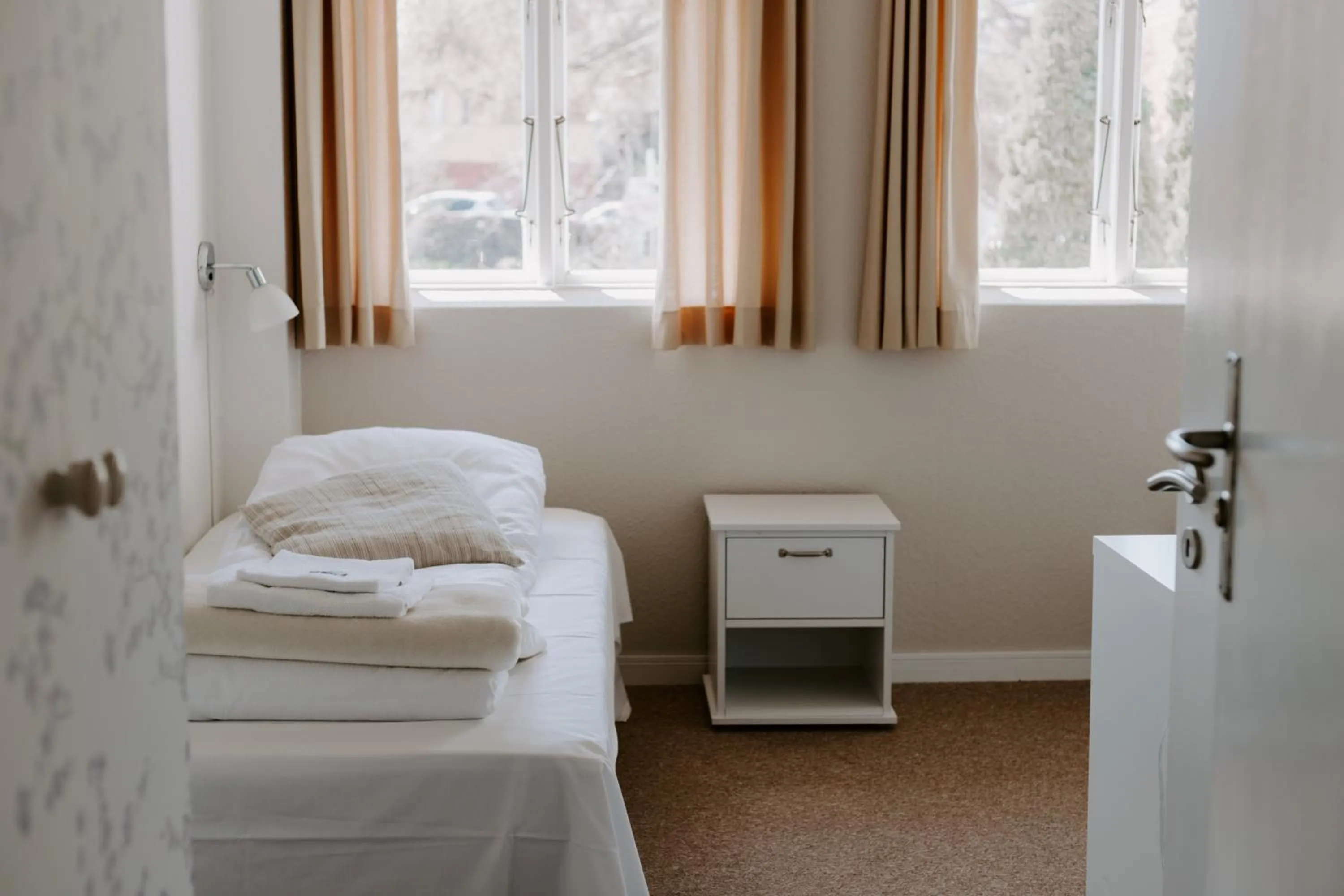 Bed in Hotel Sandvig Havn