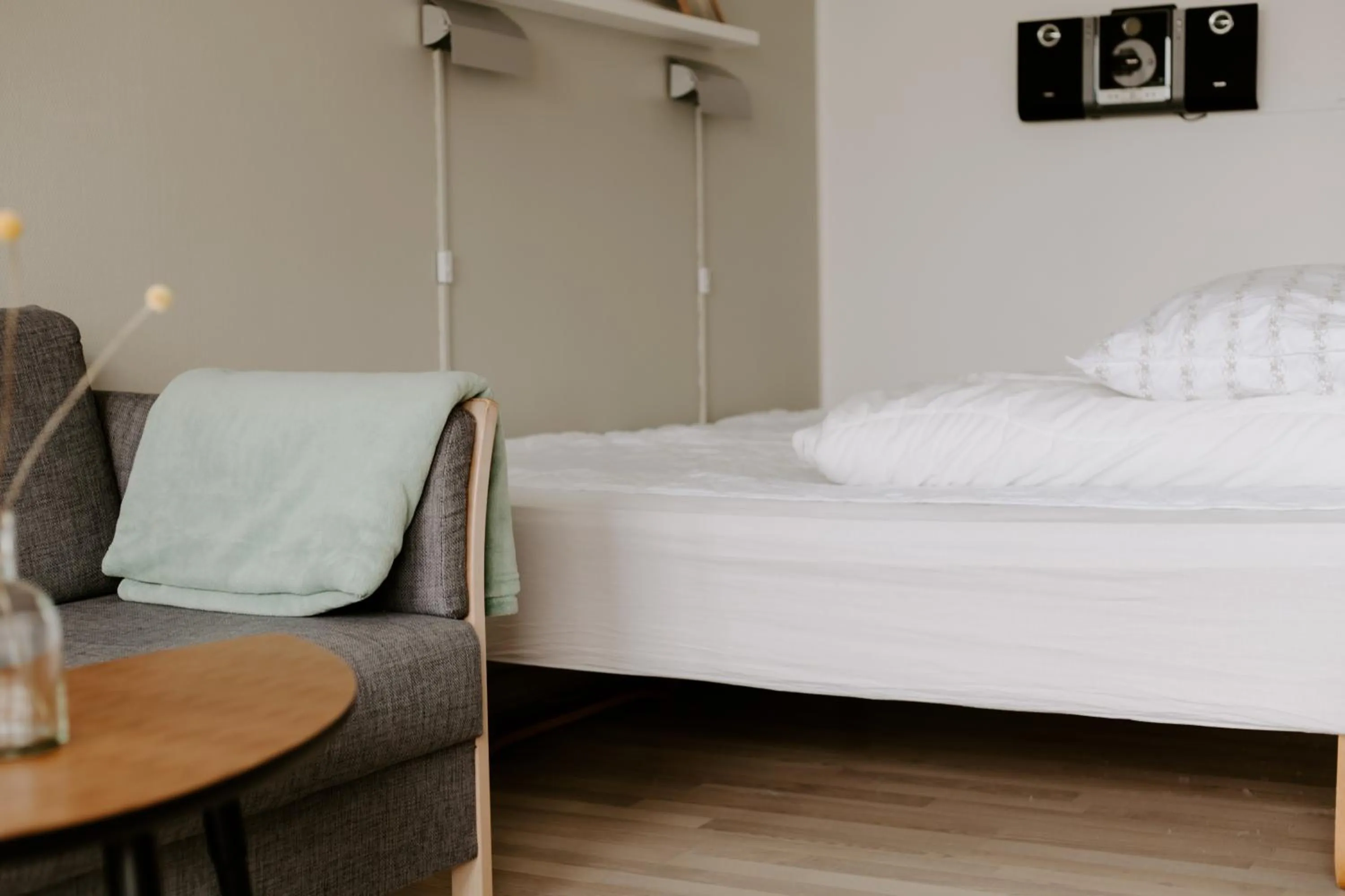 Bed in Hotel Sandvig Havn