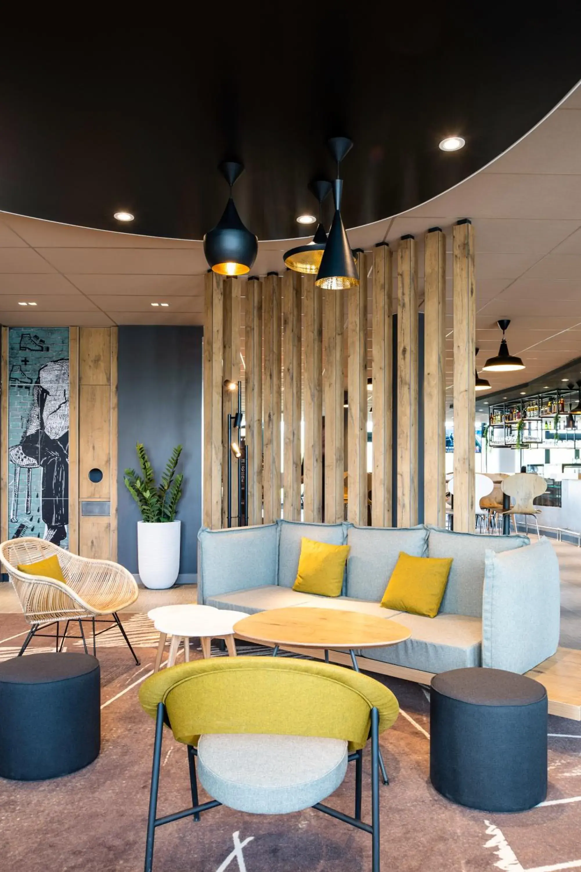 Lobby or reception in ibis budget Gonesse Le Bourget Lobby or reception in ibis budget Gonesse Le Bourget