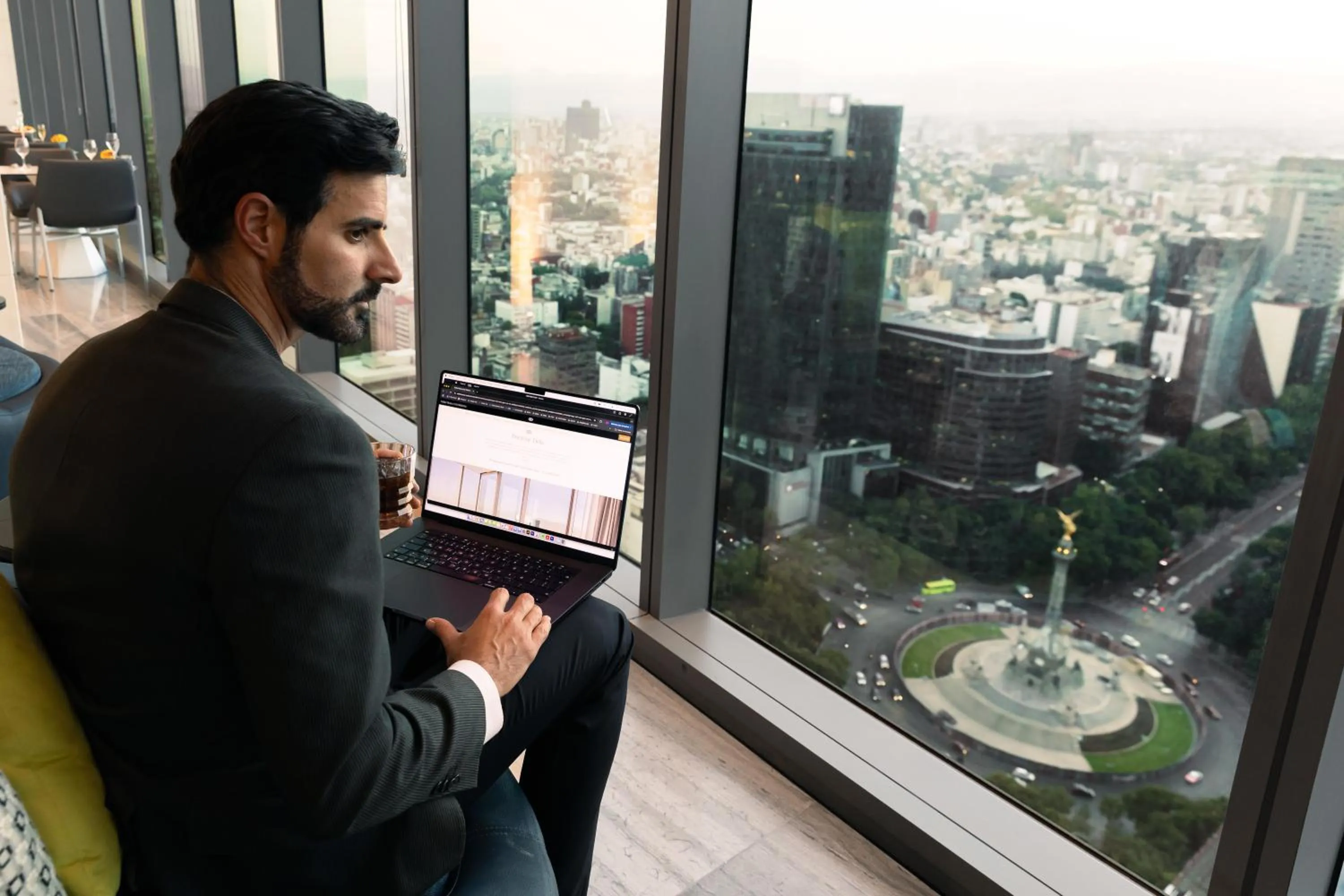 City view in Sofitel Mexico City Reforma