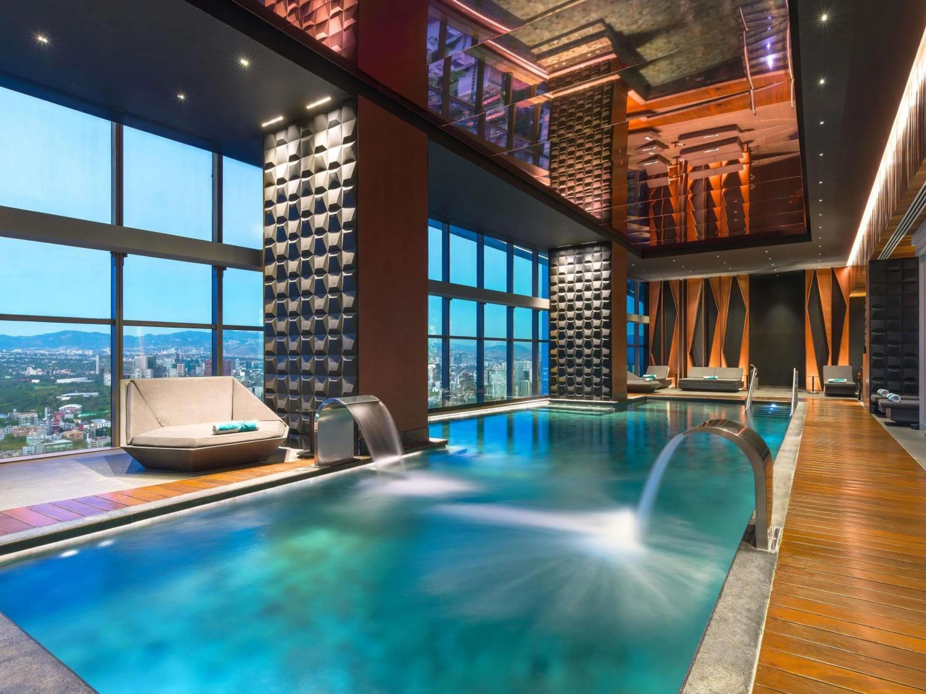 Pool view in Sofitel Mexico City Reforma