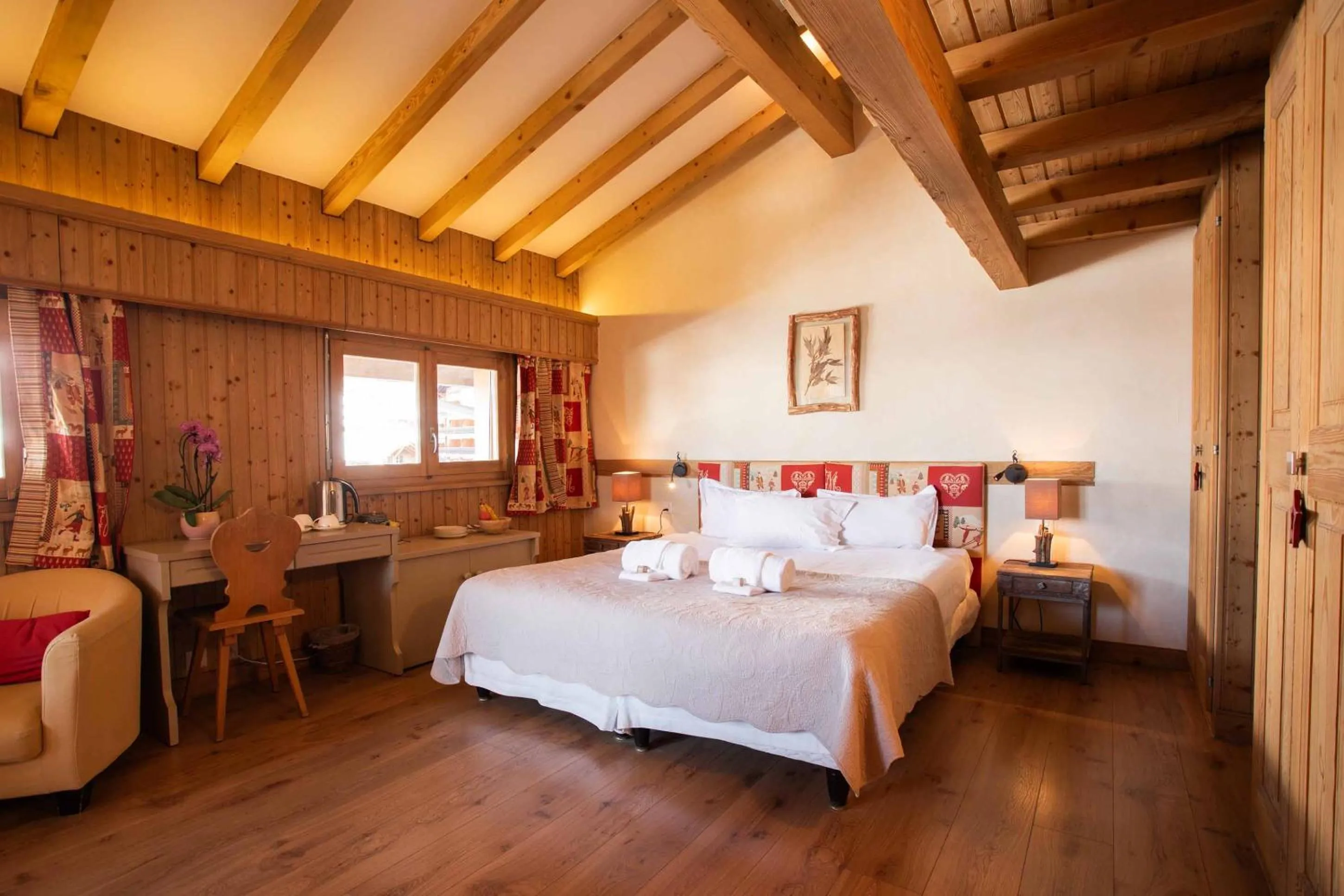 Bed in Le Chalet de Flore