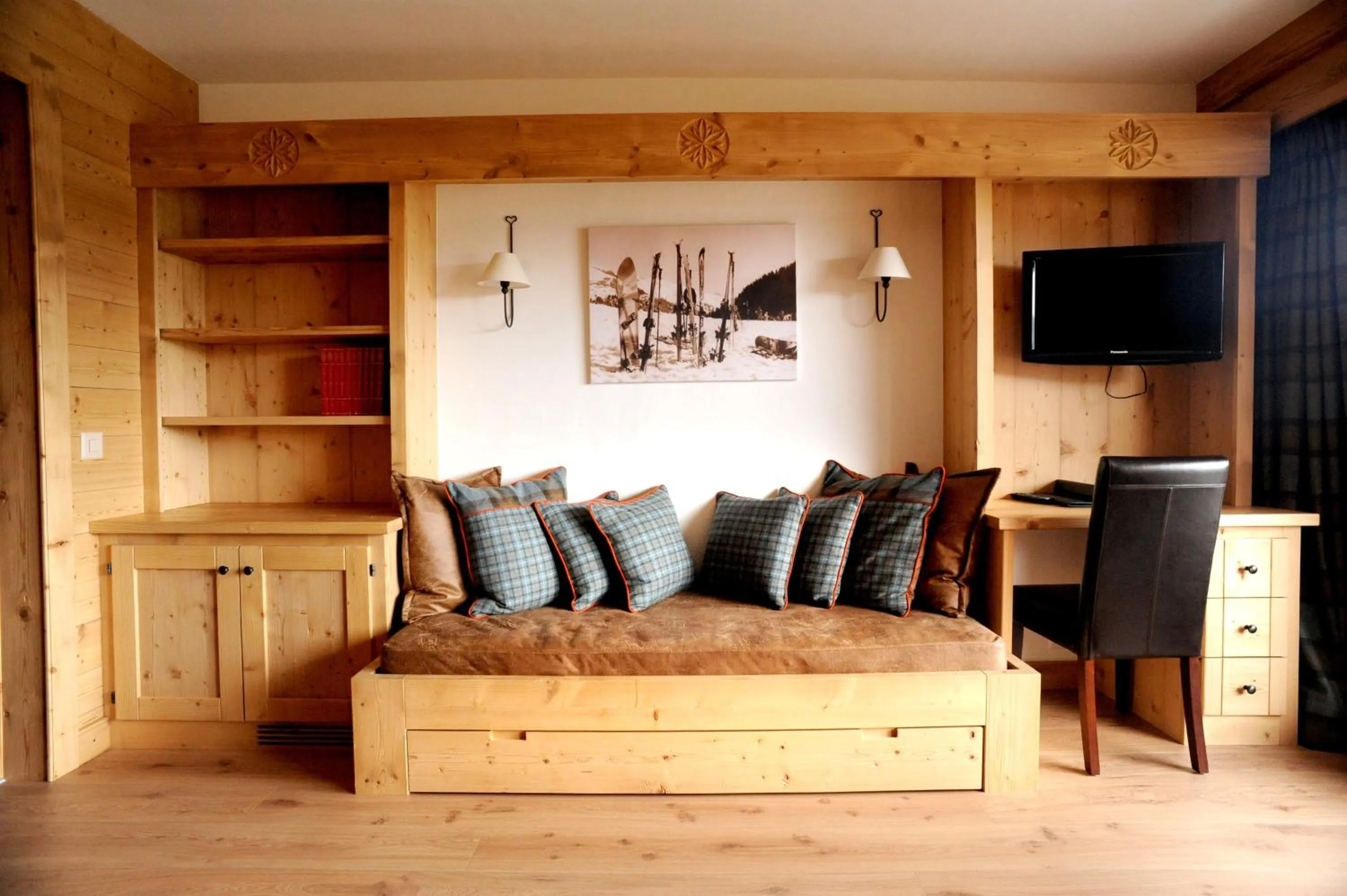 Living room in Le Chalet de Flore