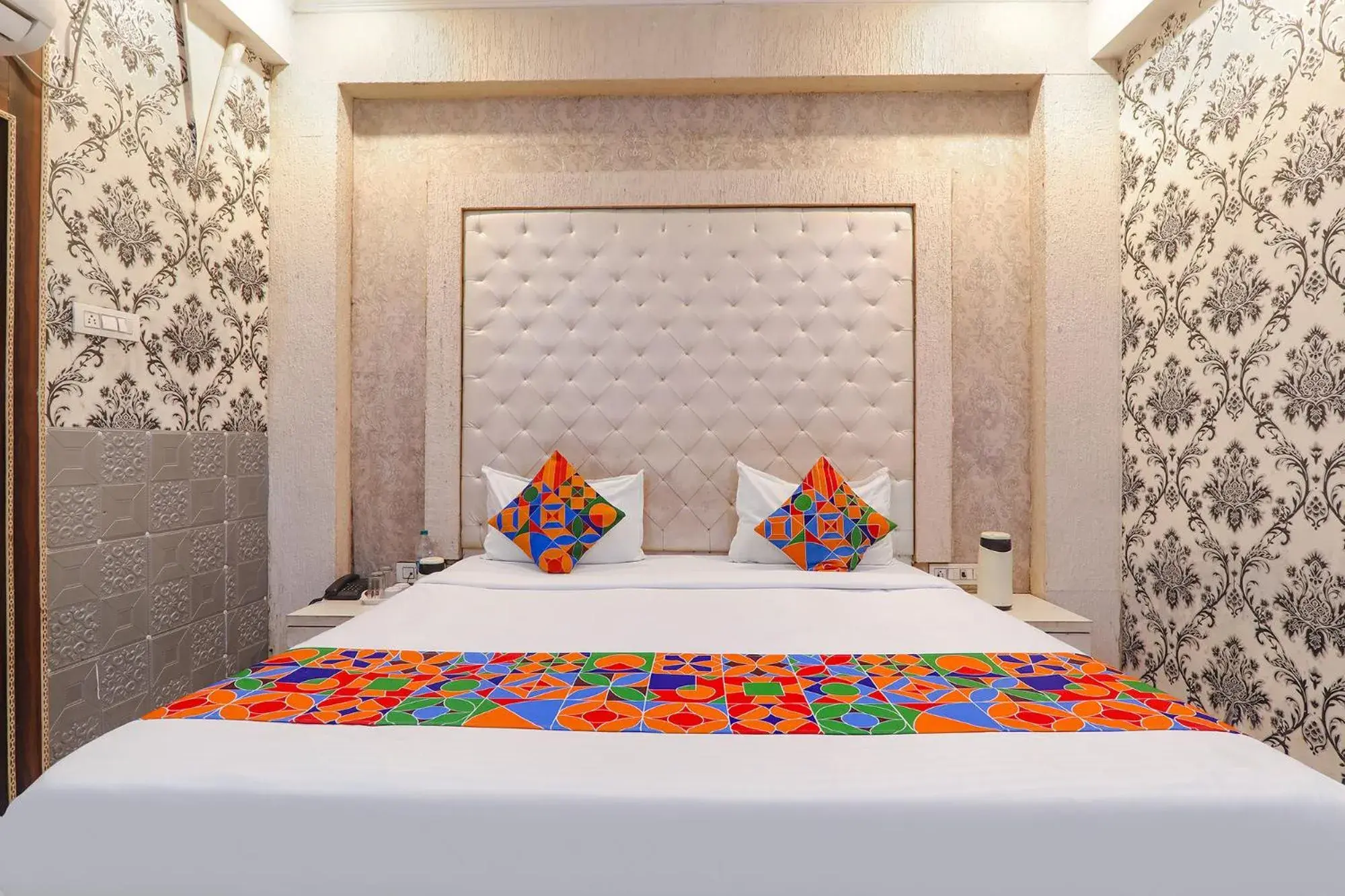 Bed in FabHotel Triveni Bed in FabHotel Triveni