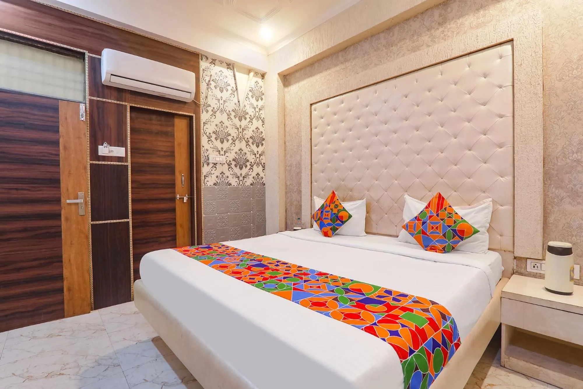 Bed in FabHotel Triveni