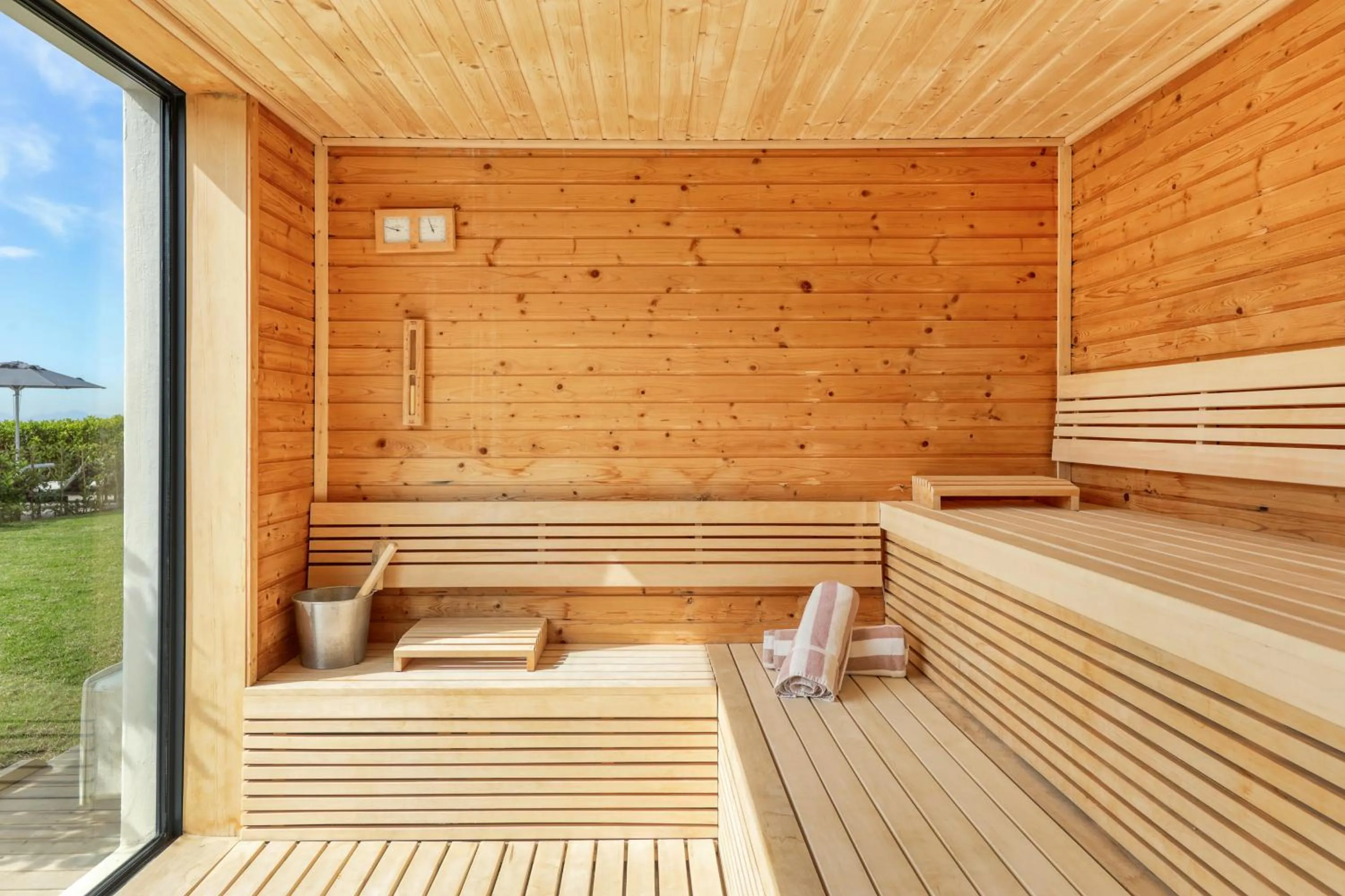 Sauna in Villa Lion View Private Luxury Retreat