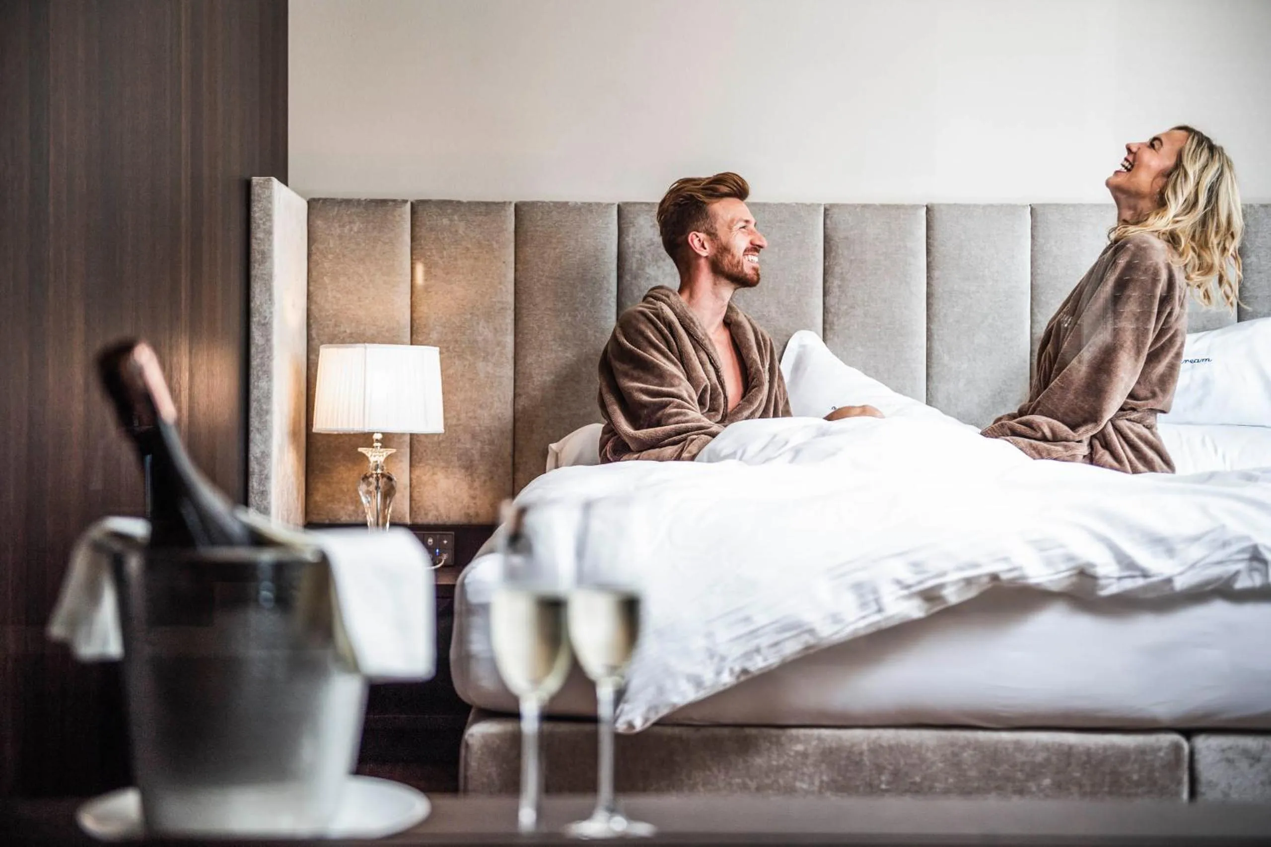 Bedroom, Bed in Prunner Luxury Suites - Adults Only