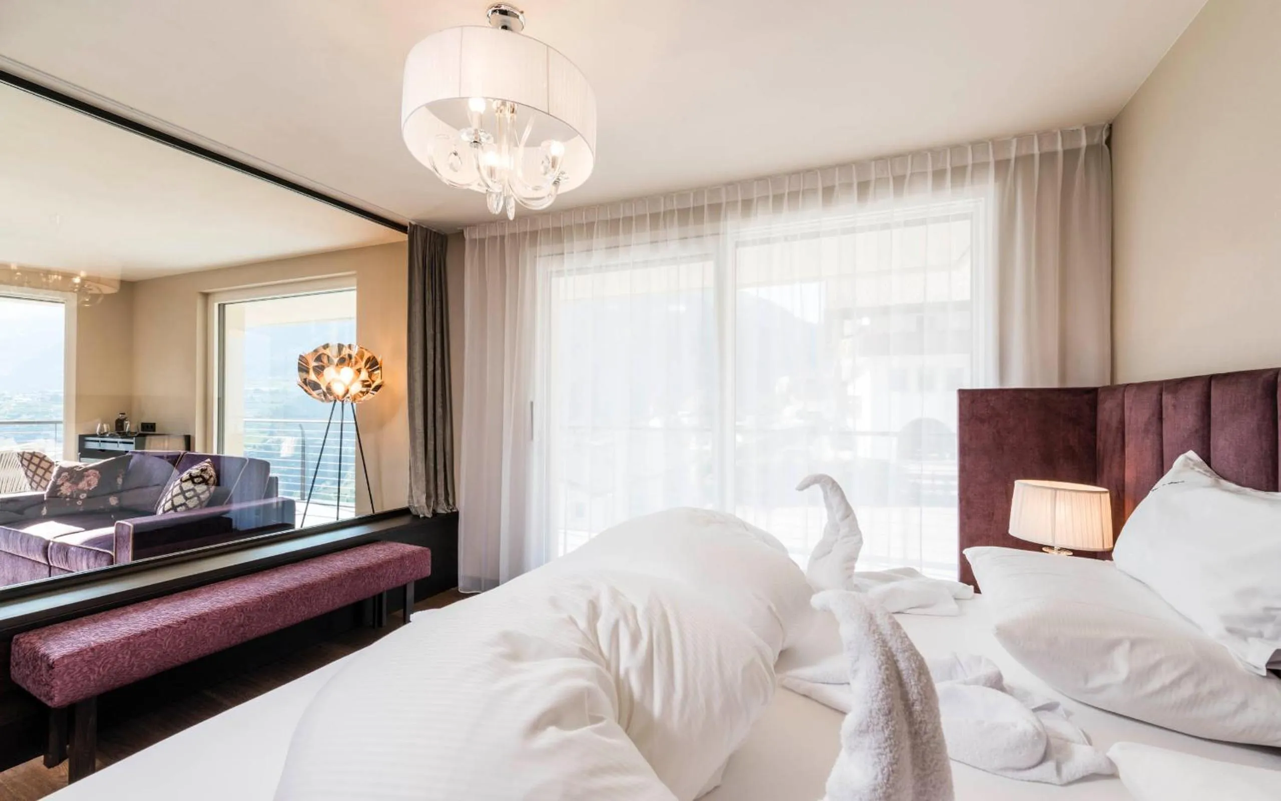 Bed in Prunner Luxury Suites - Adults Only