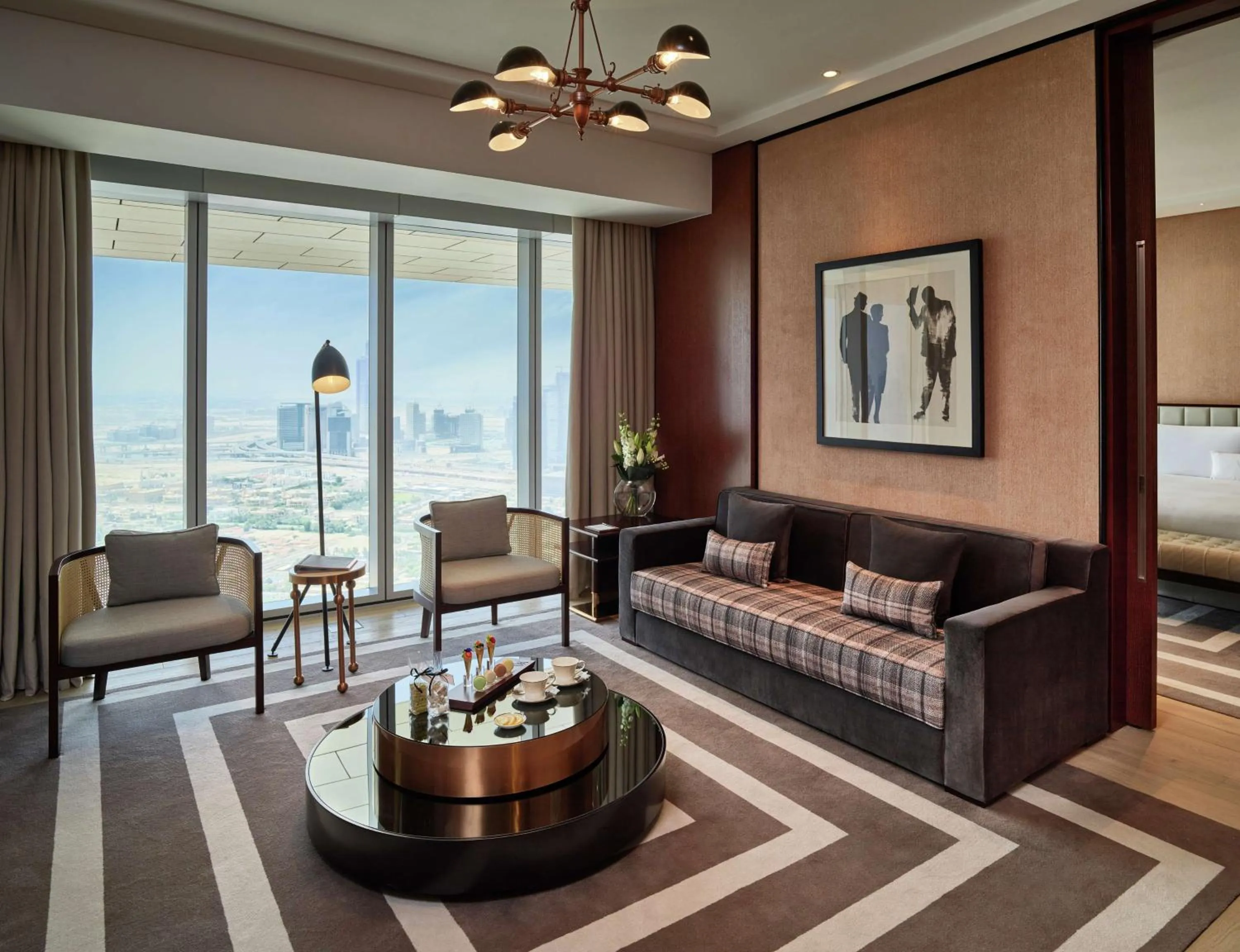 Living room in Waldorf Astoria Dubai International Financial Centre
