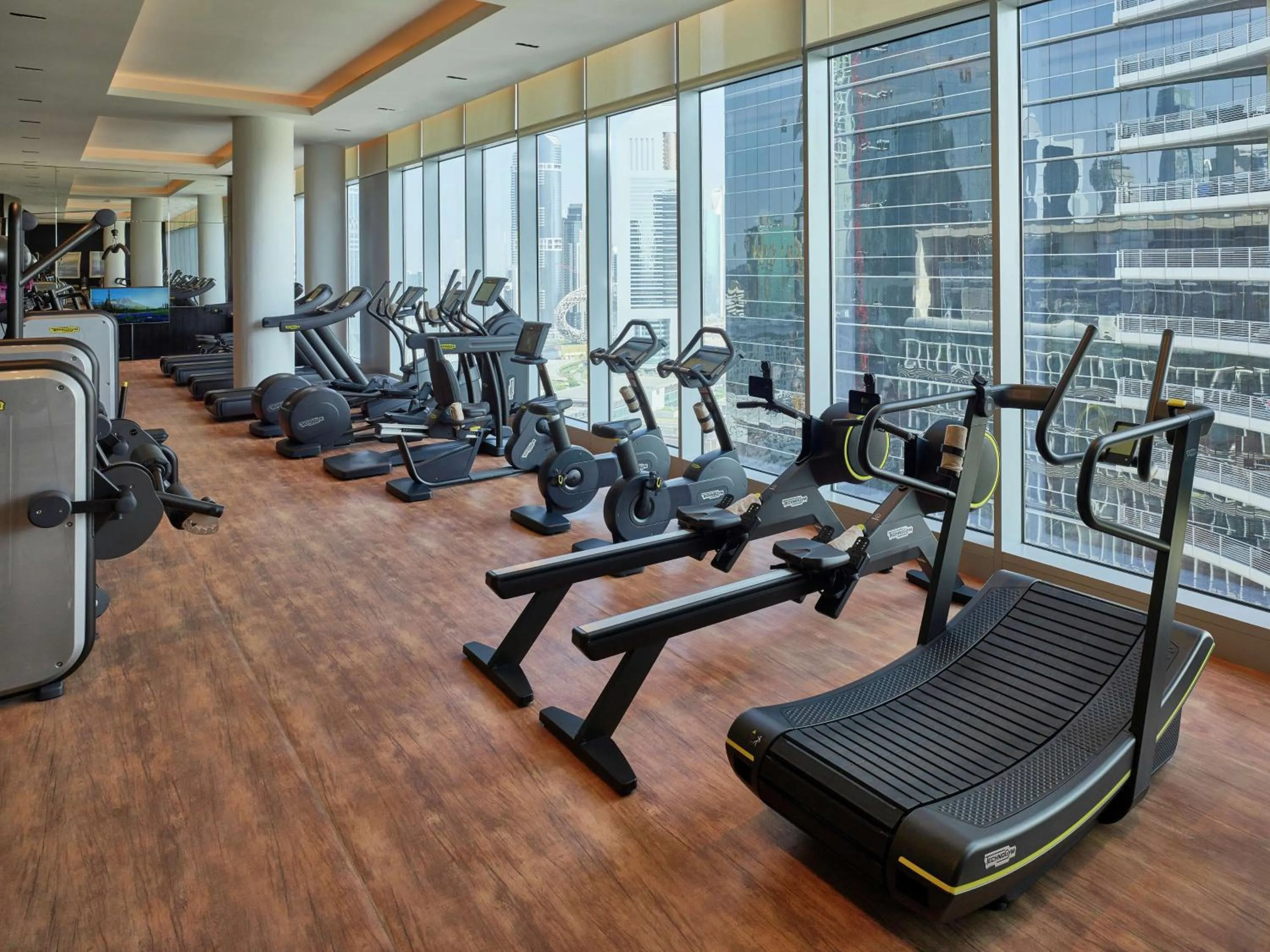 Fitness centre/facilities in Waldorf Astoria Dubai International Financial Centre