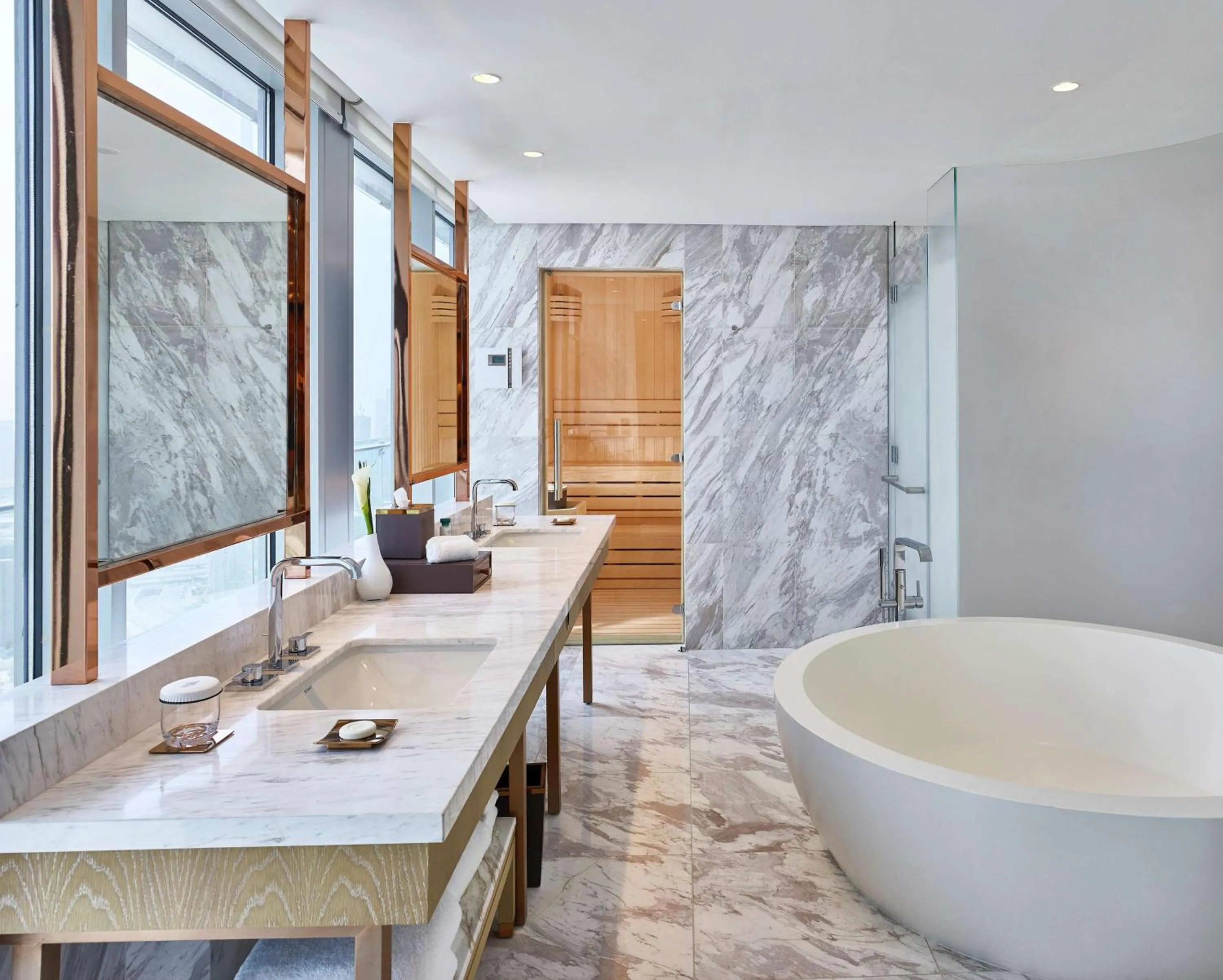 Bathroom in Waldorf Astoria Dubai International Financial Centre