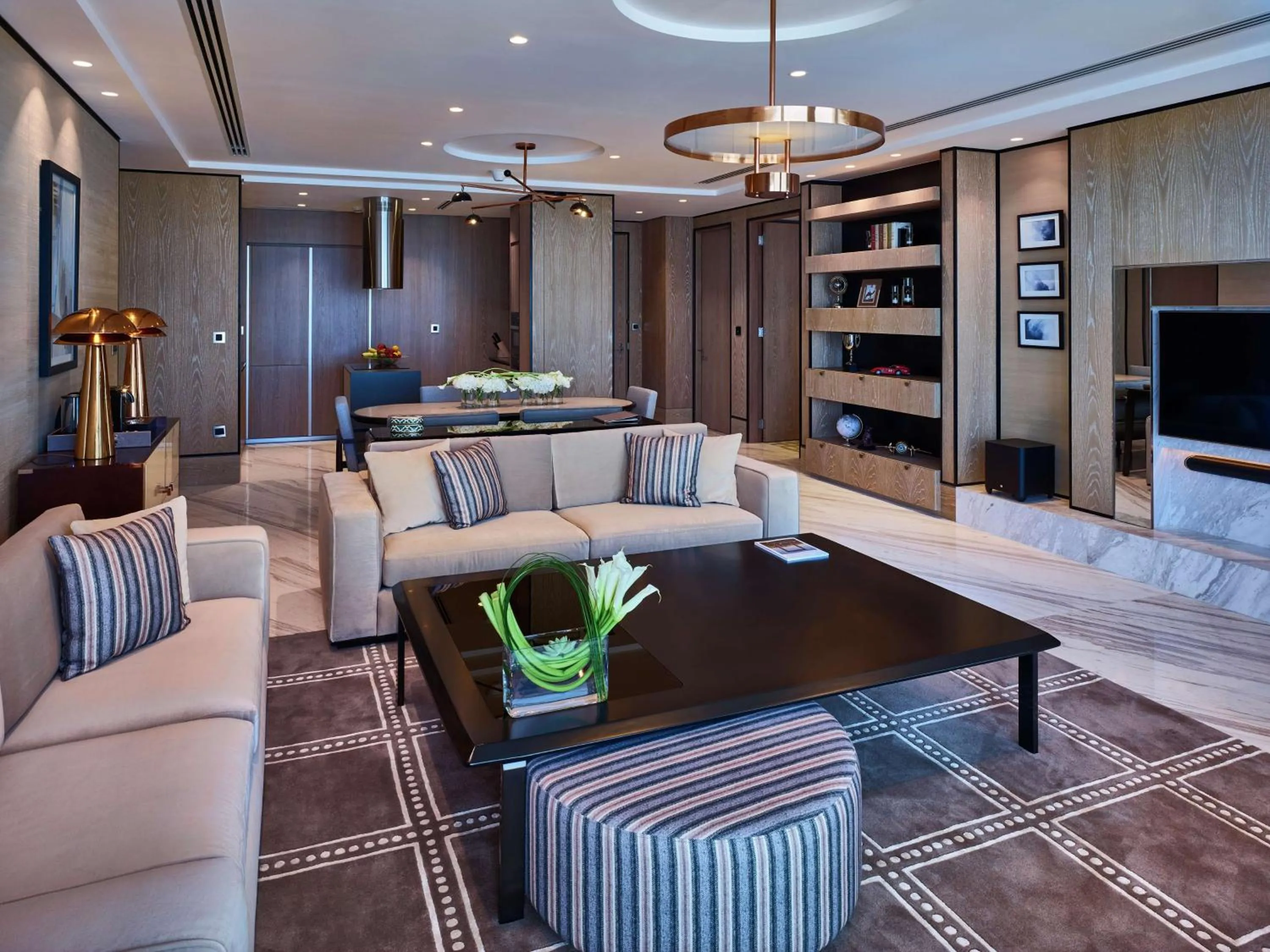 Living room in Waldorf Astoria Dubai International Financial Centre