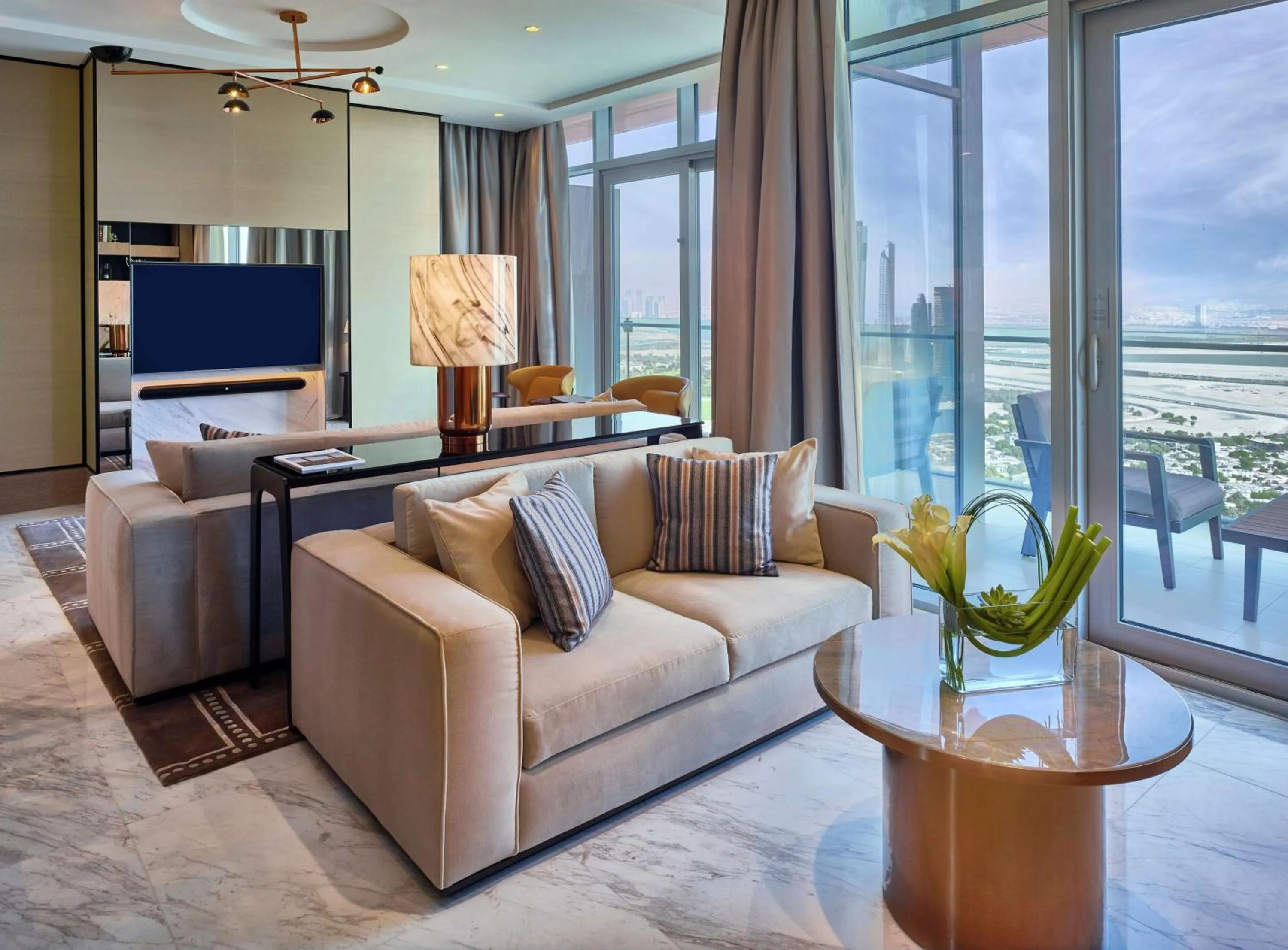 Living room in Waldorf Astoria Dubai International Financial Centre