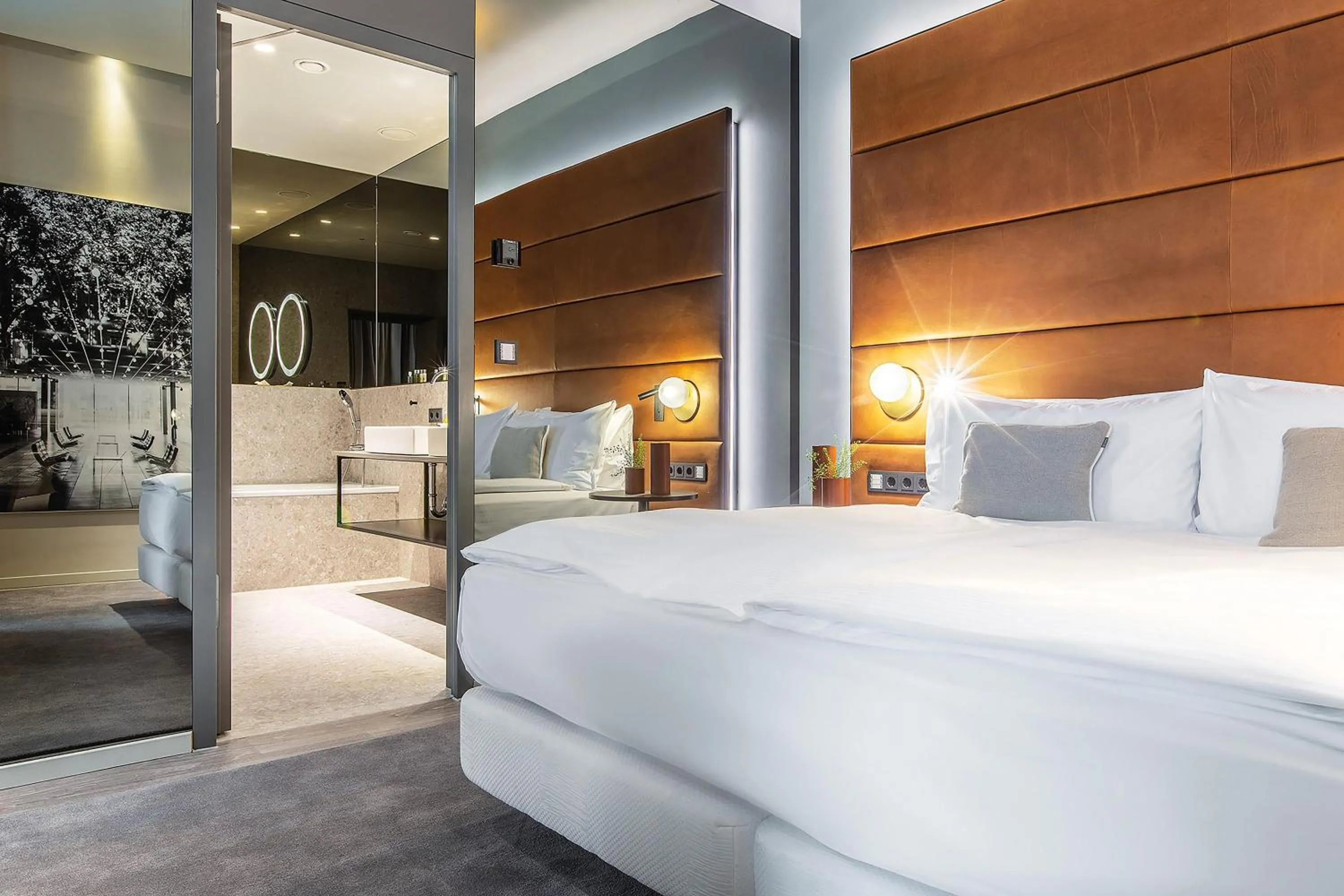 Bed in Hilton Garden Inn Mannheim