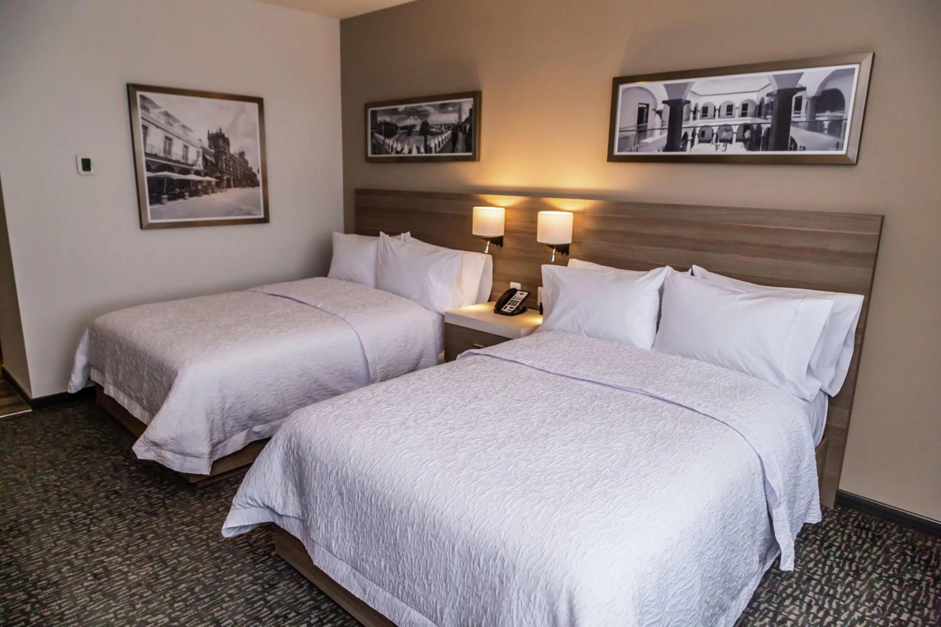 Bed in Hampton Inn & Suites By Hilton Puebla
