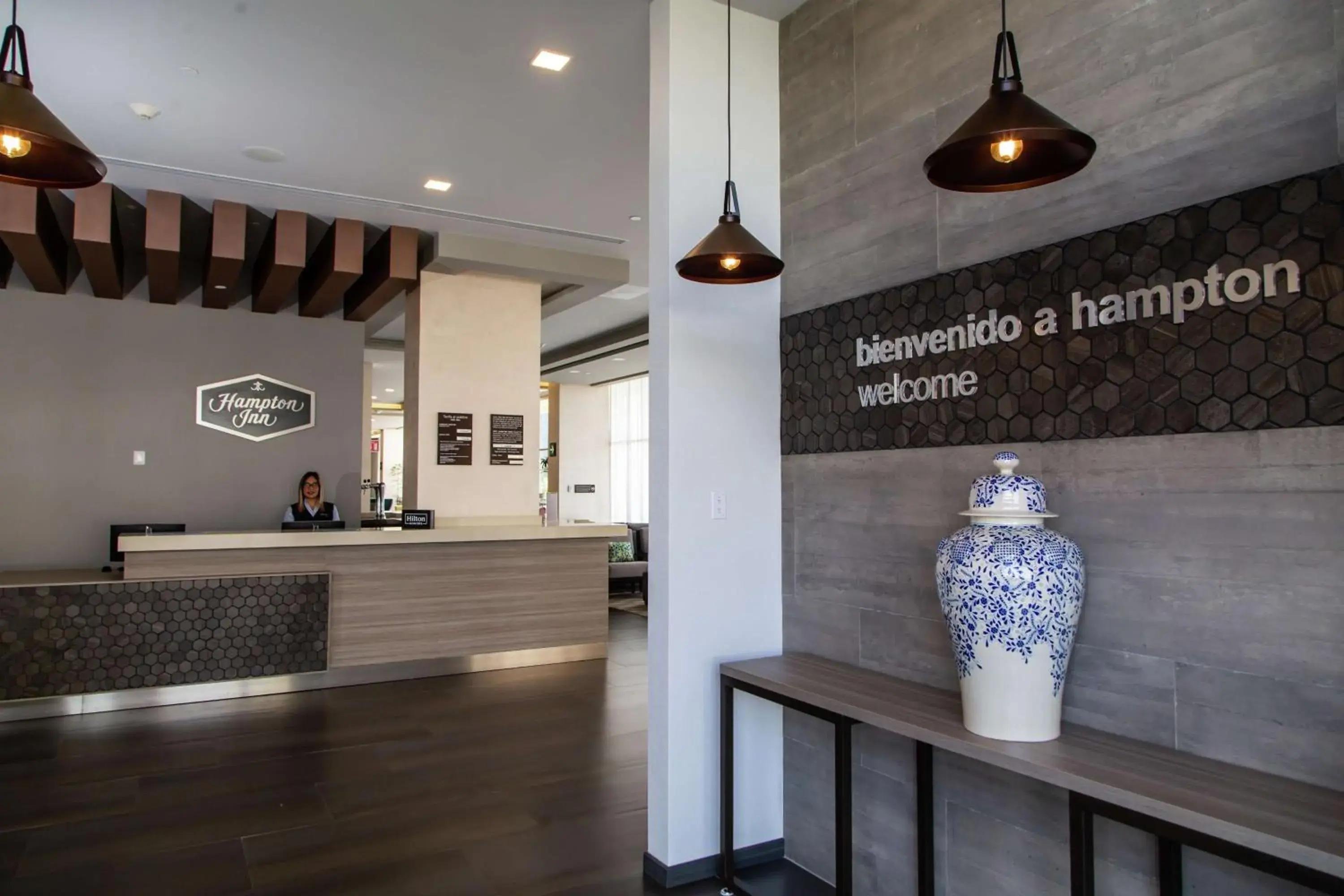 Lobby or reception in Hampton Inn & Suites By Hilton Puebla Lobby or reception in Hampton Inn & Suites By Hilton Puebla
