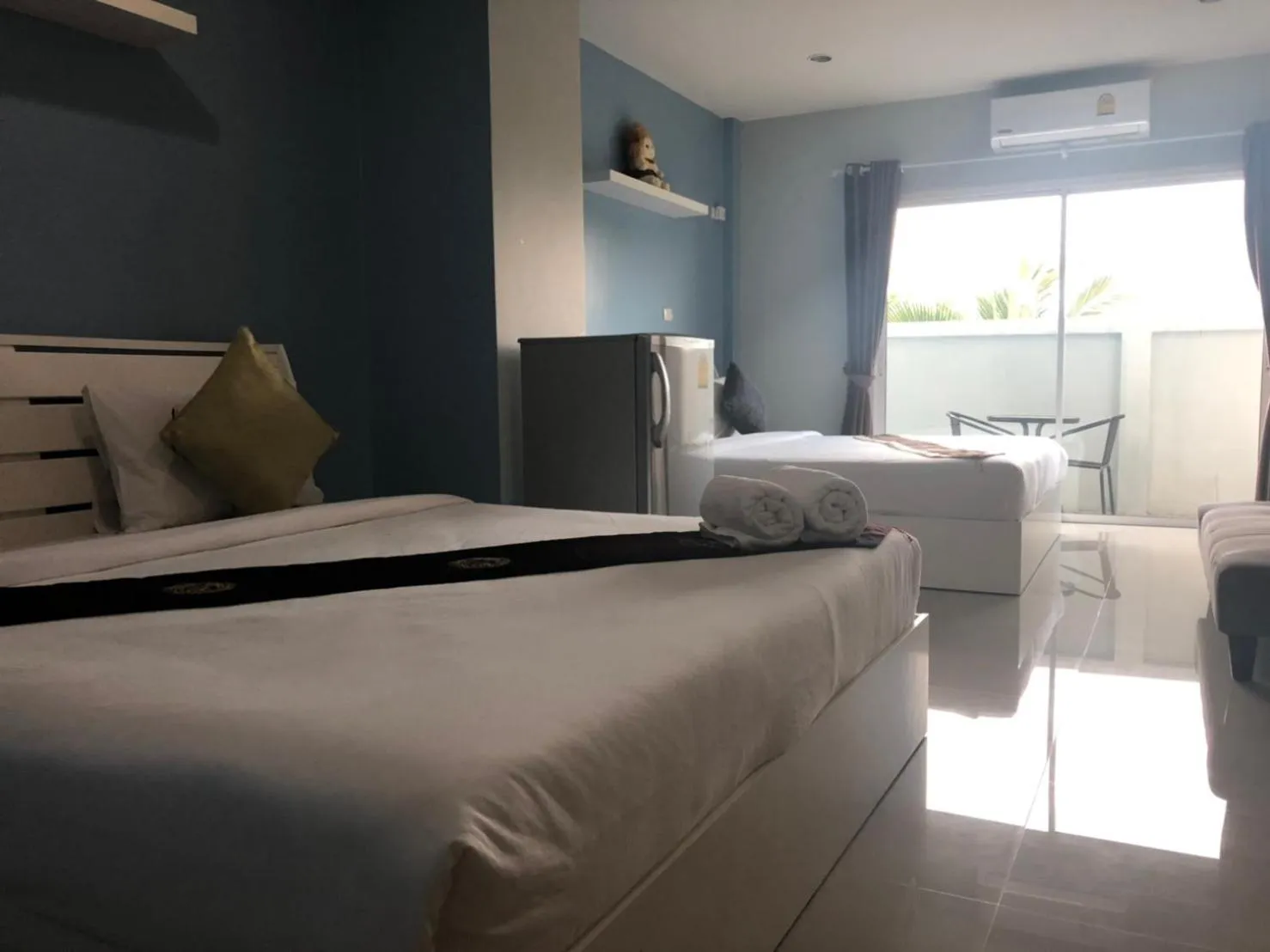 Bed in Khao Oat airport