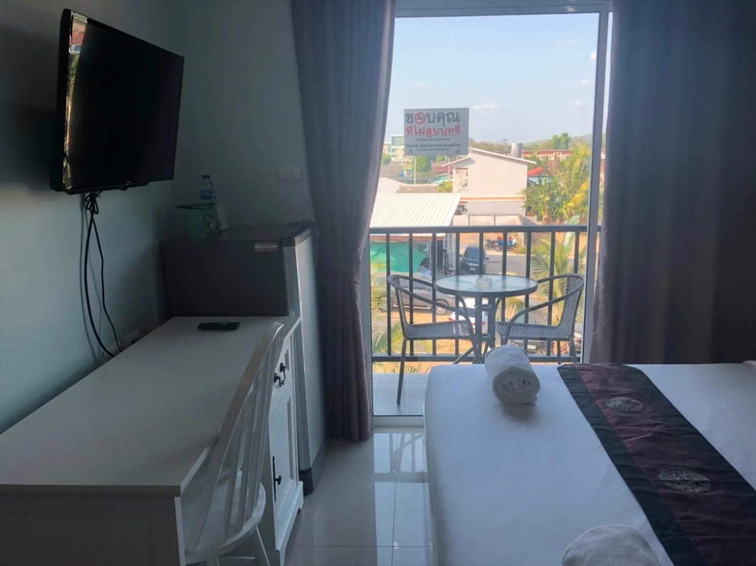 Bed in Khao Oat airport