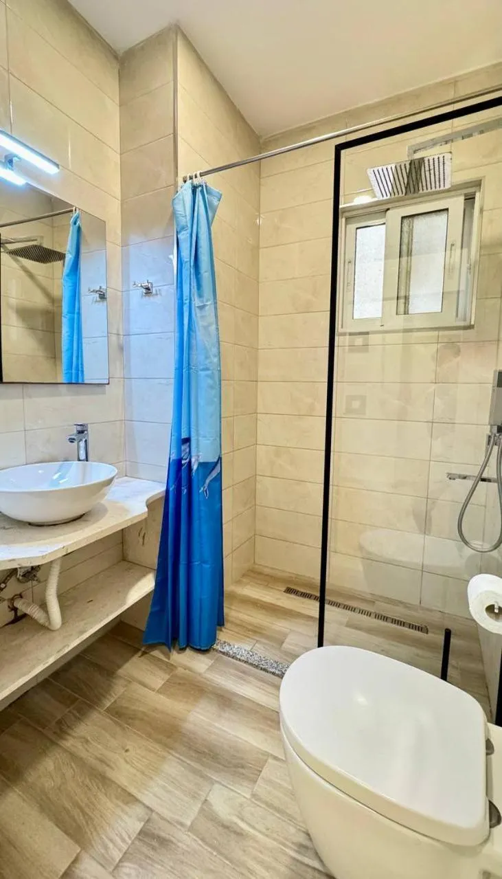 Shower in Sail View Boutique Apartment