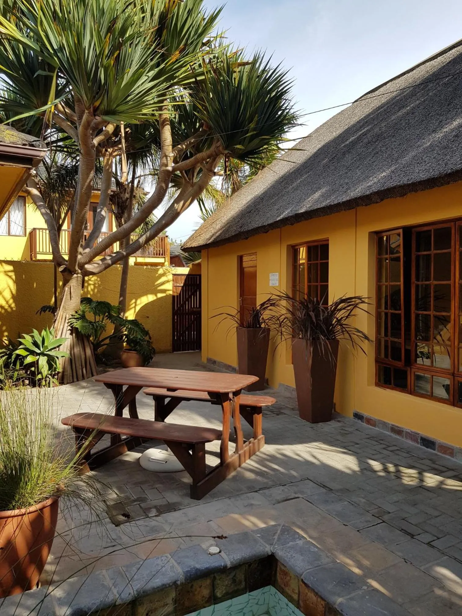 Garden view in Summerstrand Beach Lodge
