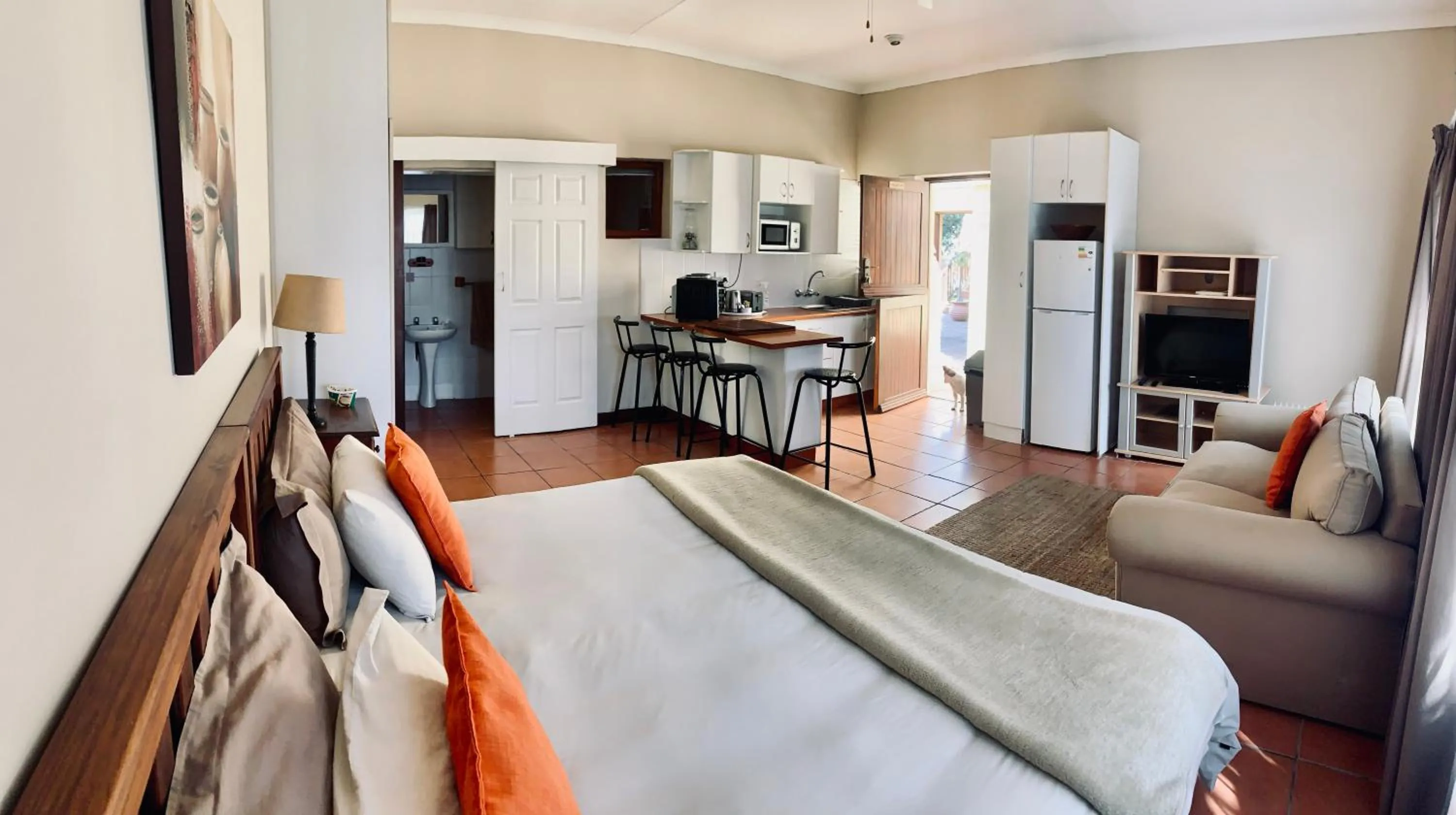 Bedroom in Summerstrand Beach Lodge