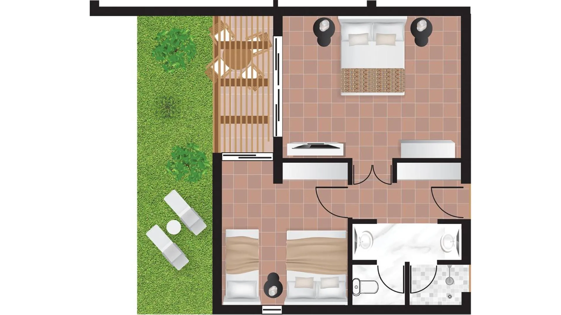 Floor plan in Grecotel Casa Marron