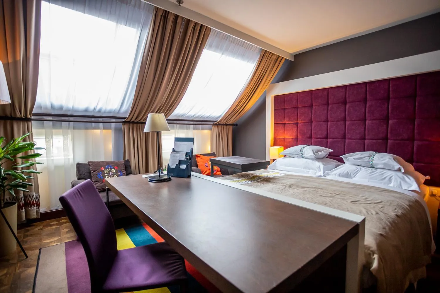 Bed in Hotel Bristol Tradition and Luxury