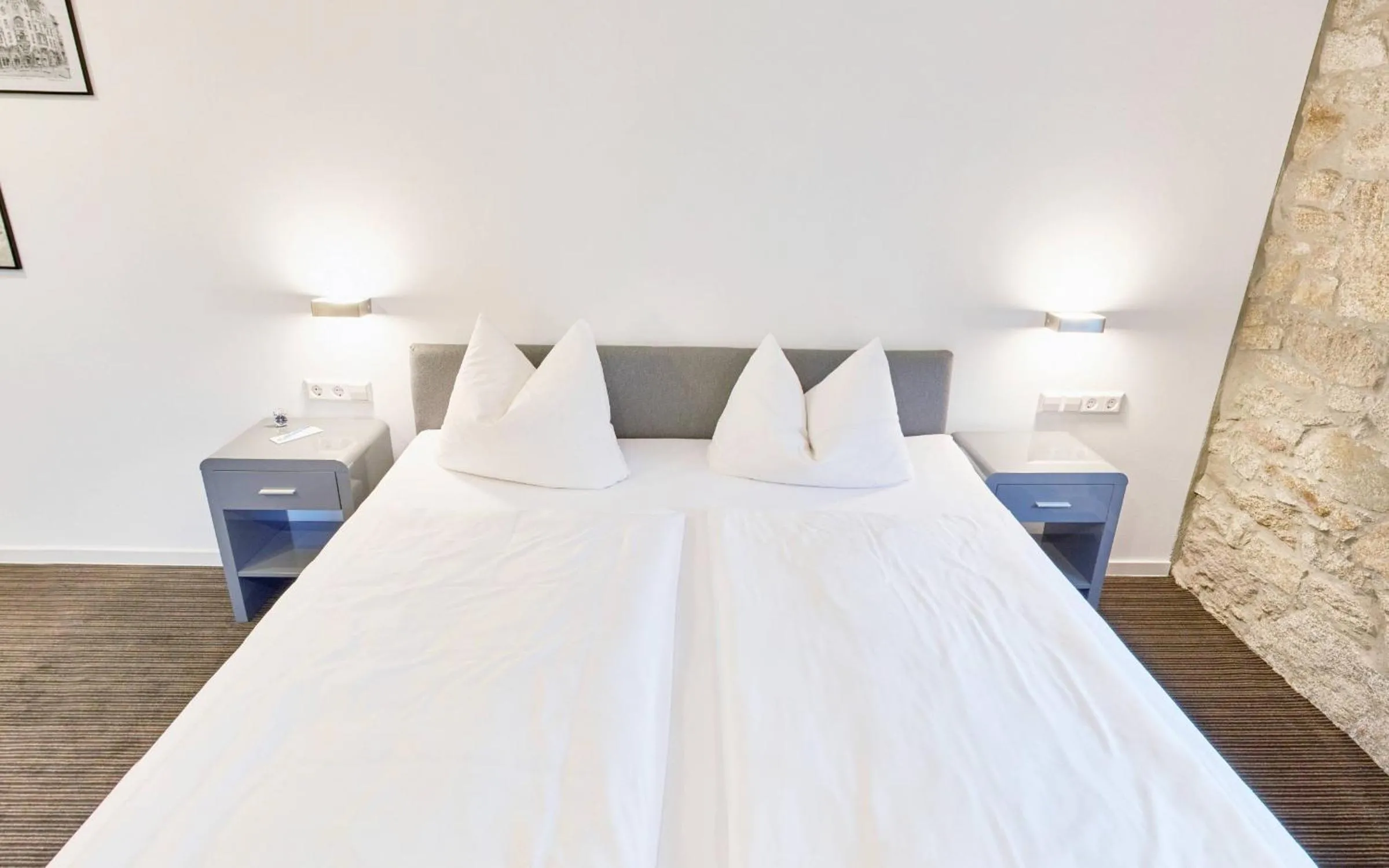 Bedroom, Bed in "Alte Pension" Bautzen