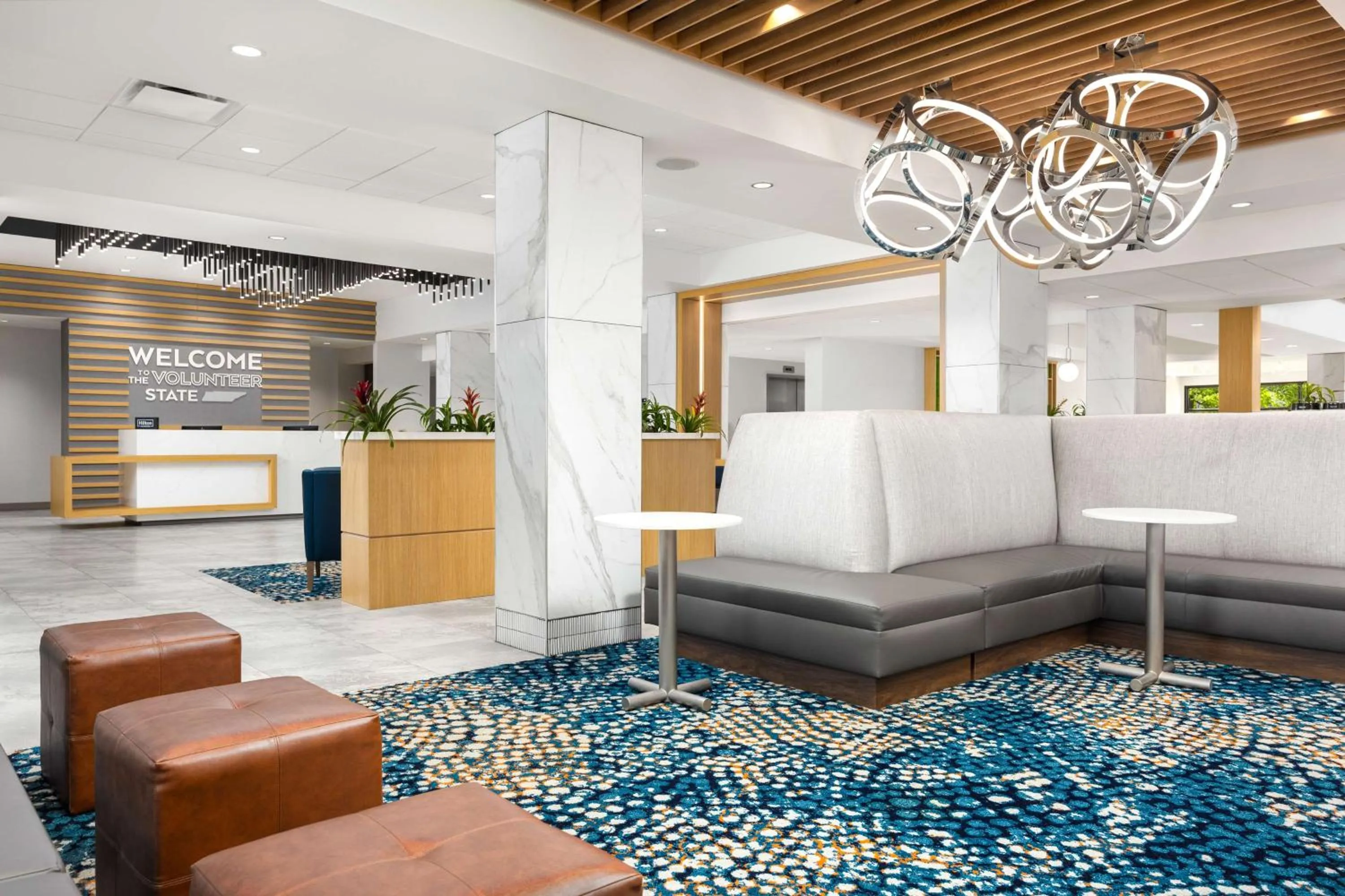 Lobby or reception in Hampton Inn Knoxville-West At Cedar Bluff