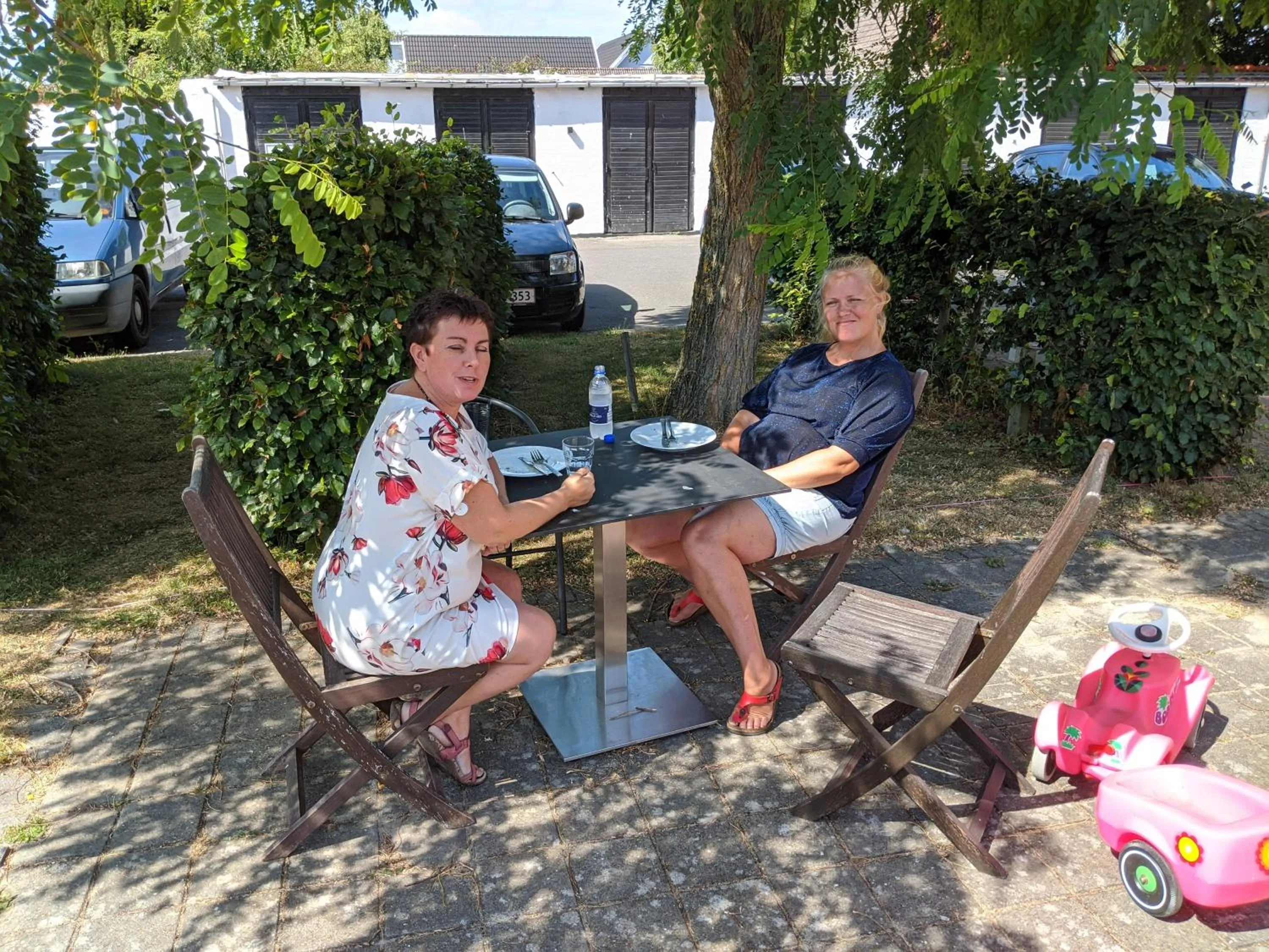 Garden in Nexø Modern Hostel. Private Rooms