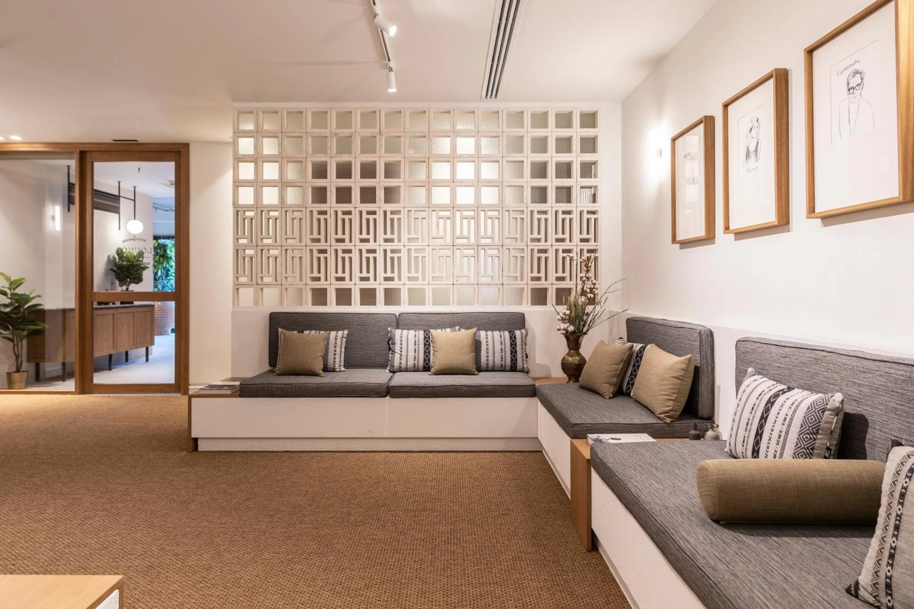 Living room in Ergon House Athens