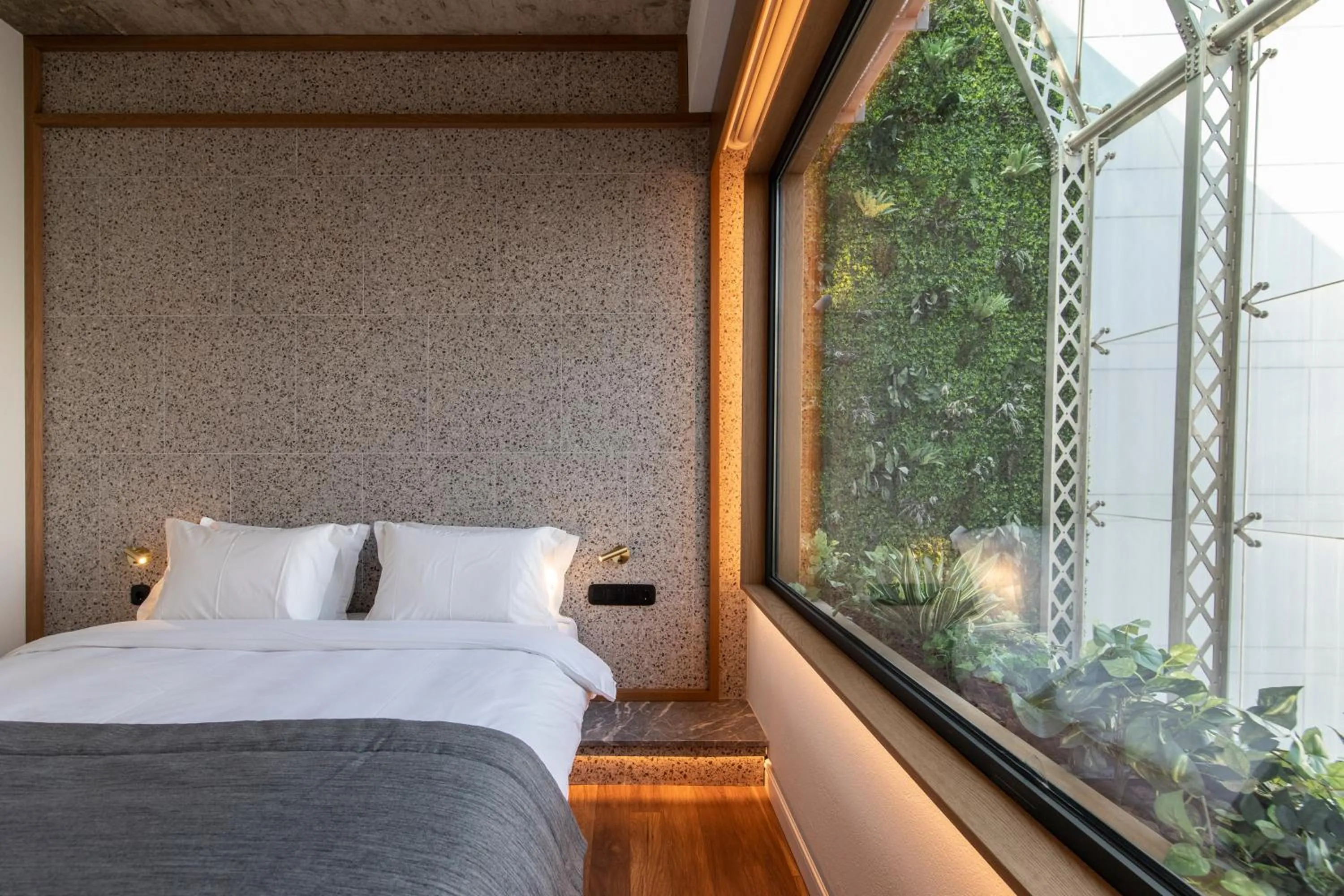 Bed in Ergon House Athens