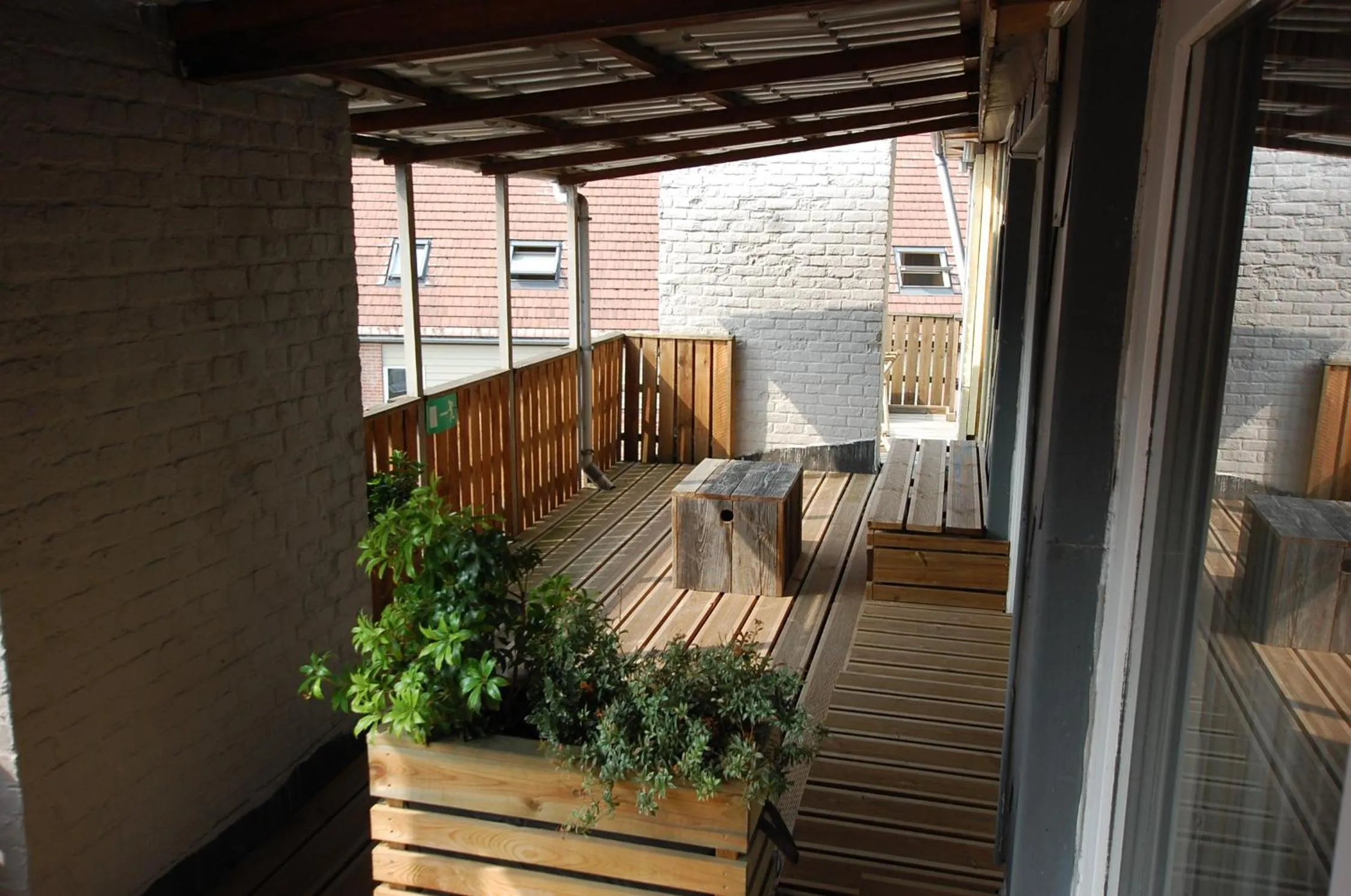 Balcony/Terrace in Hotel Piano 2 - Mont-St-Guibert - Louvain-la-Neuve