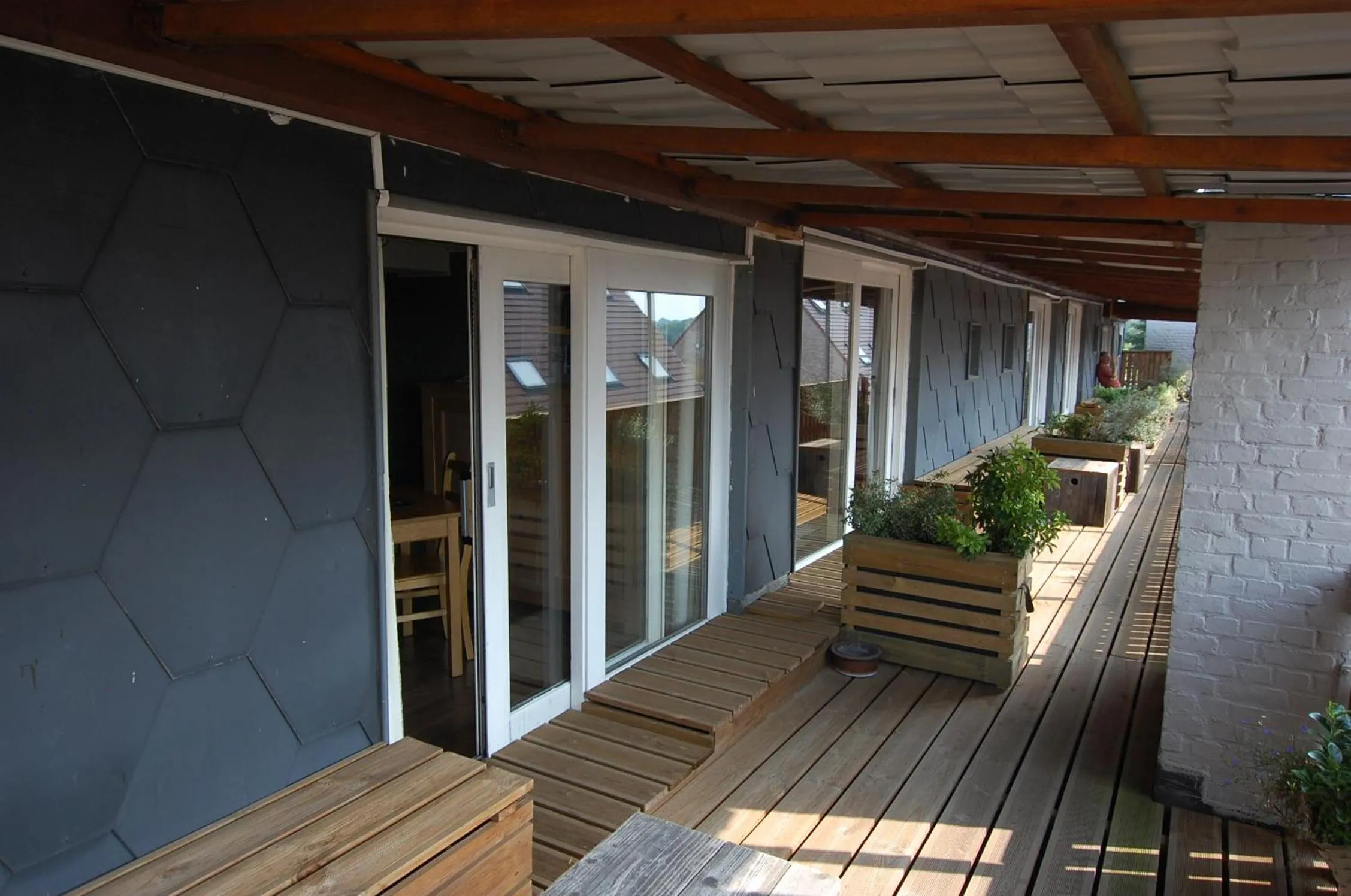 Balcony/Terrace in Hotel Piano 2 - Mont-St-Guibert - Louvain-la-Neuve