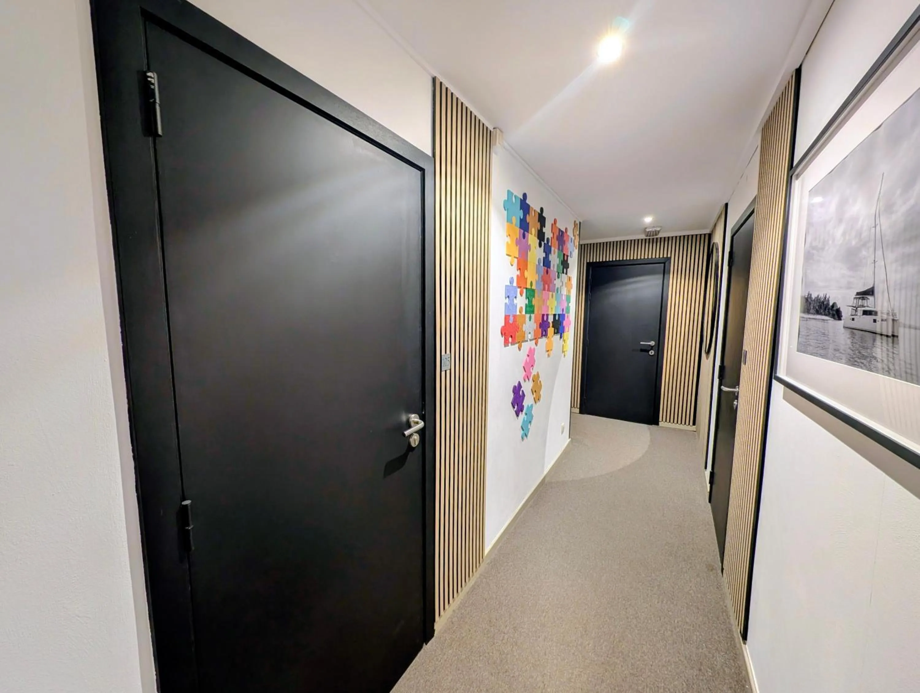 Lobby or reception in Hotel Piano 2 - Mont-St-Guibert - Louvain-la-Neuve