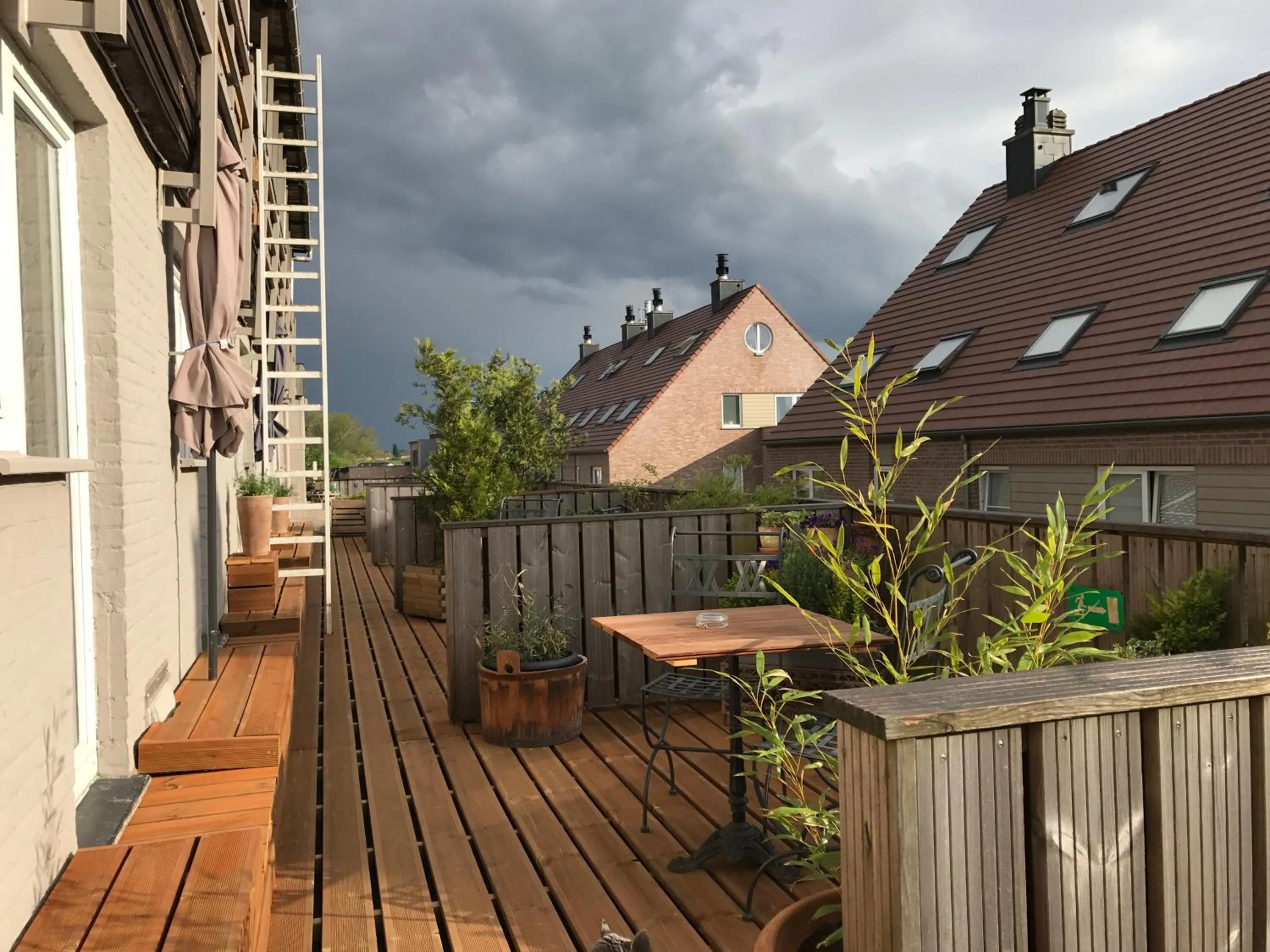 Balcony/Terrace in Hotel Piano 2 - Mont-St-Guibert - Louvain-la-Neuve