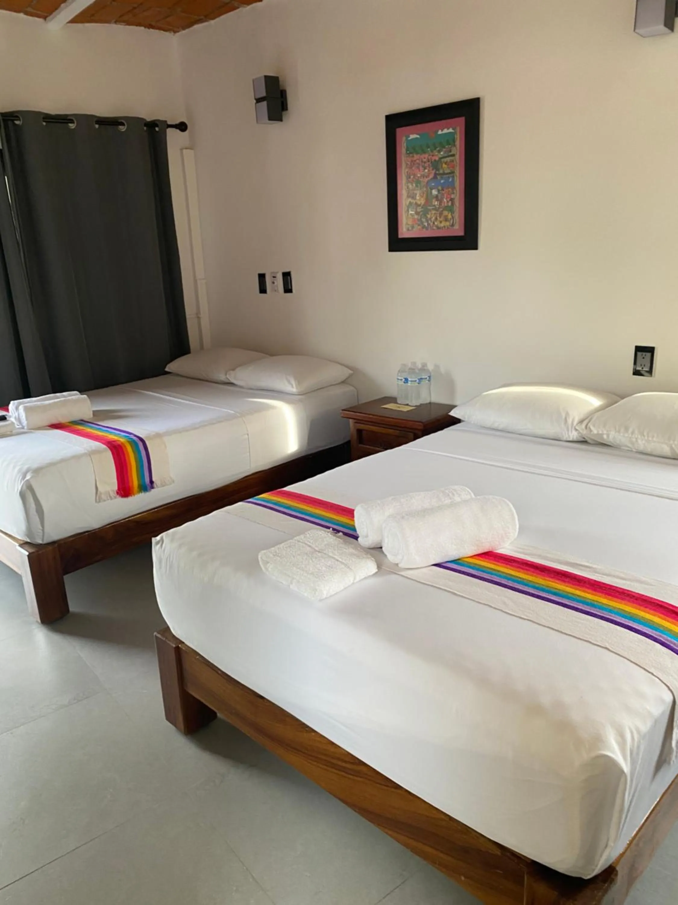 Bedroom, Bed in Hotel Diamante Sayulita