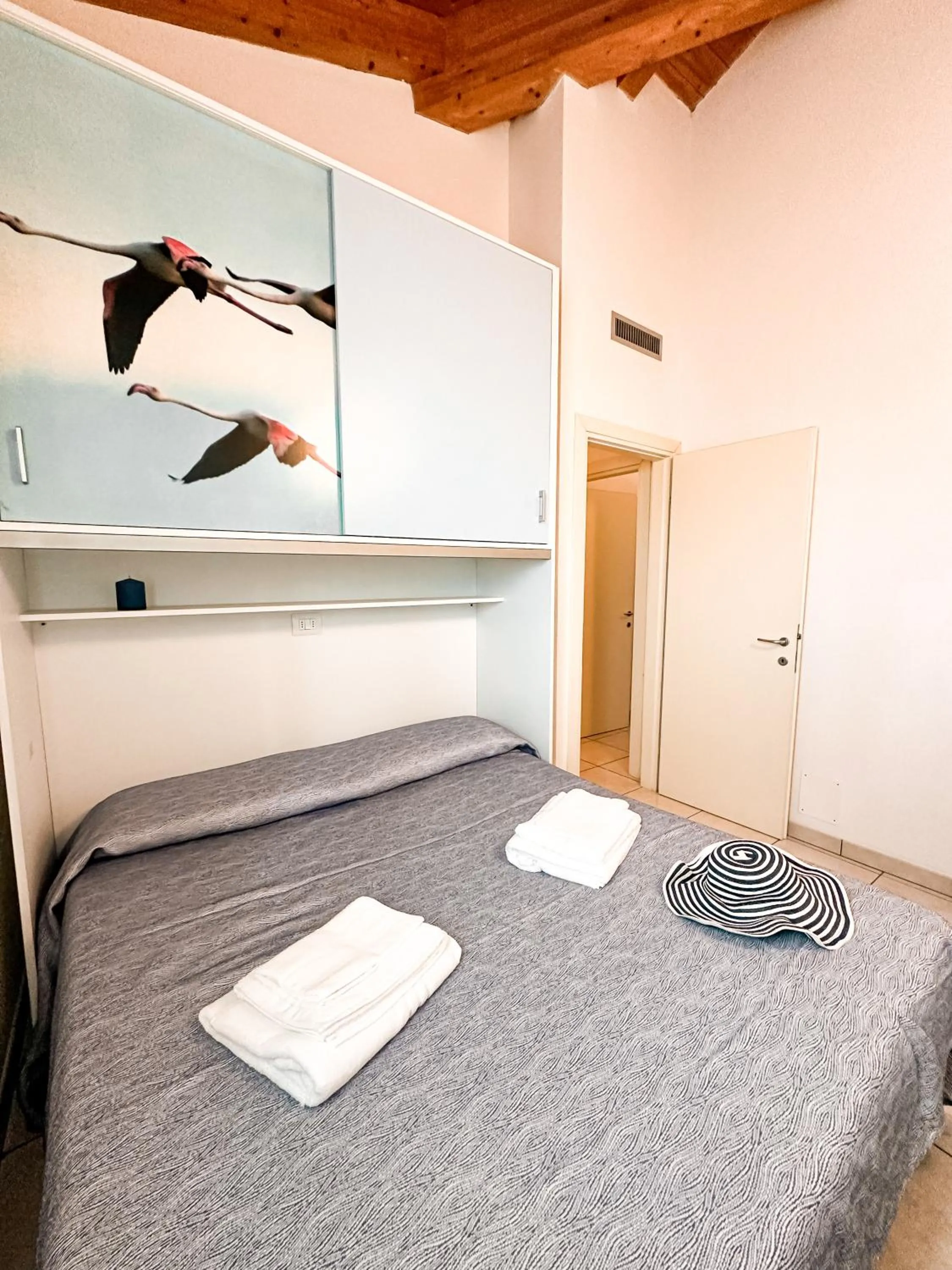 Bedroom, Bed in Airone Bianco Residence Village